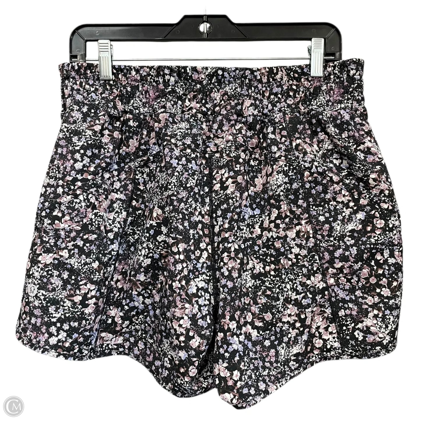 Athletic Shorts By Lululemon In Floral Print, Size: 12