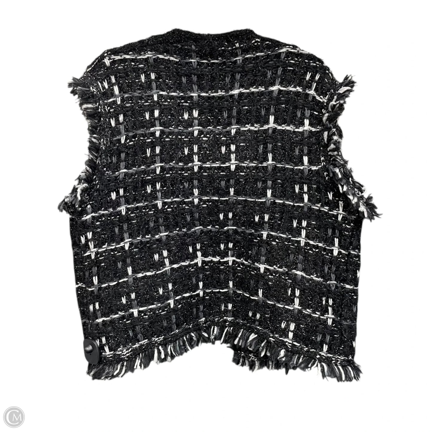 Vest Other By Anna & Ava In Black & White, Size: Osfm