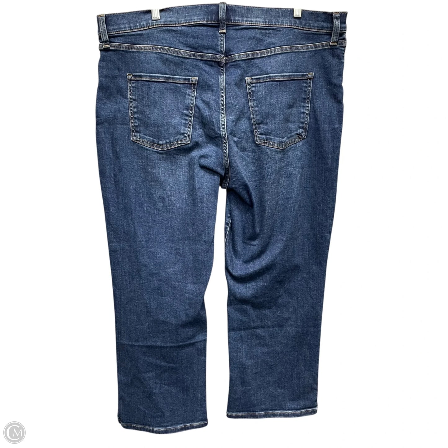 Jeans Boot Cut By Banana Republic In Blue Denim, Size: 18