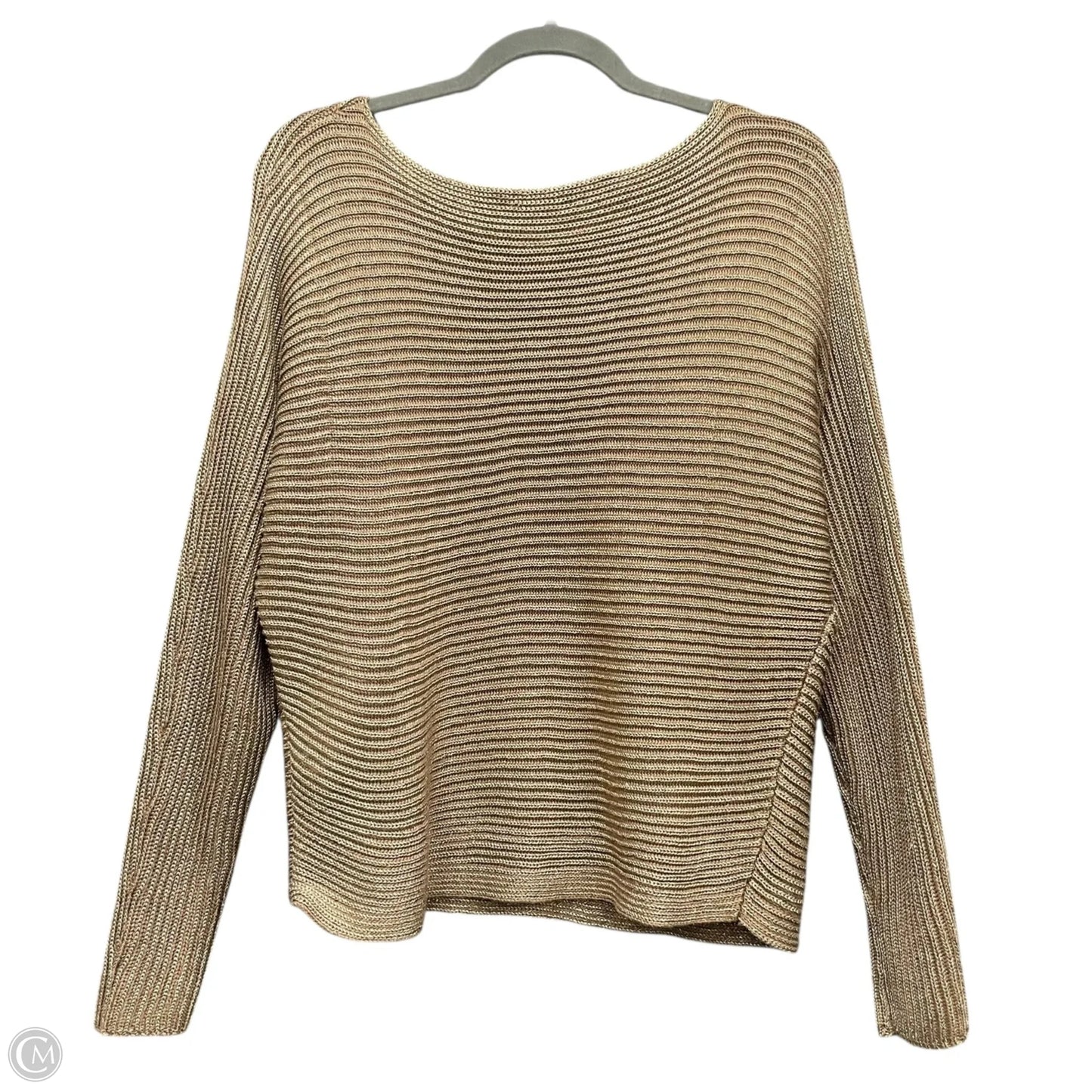 Sweater By Lauren By Ralph Lauren In Gold, Size: Lp