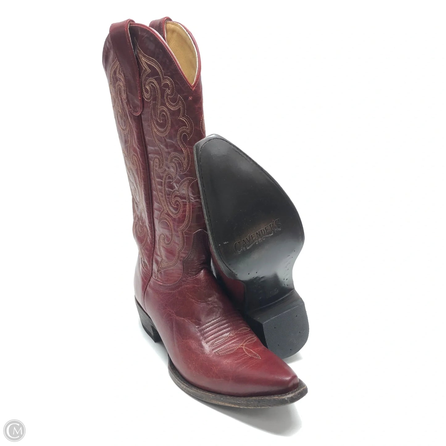 Boots Western By Cmc In Red, Size: 7.5