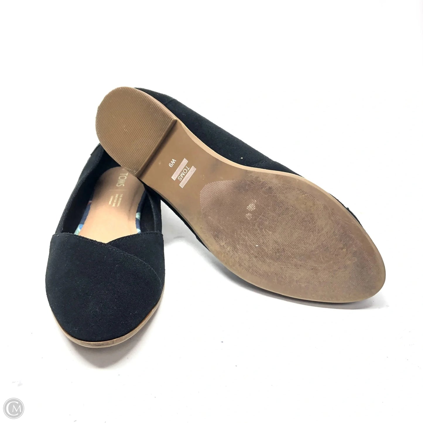 Shoes Flats By Toms In Black, Size: 9