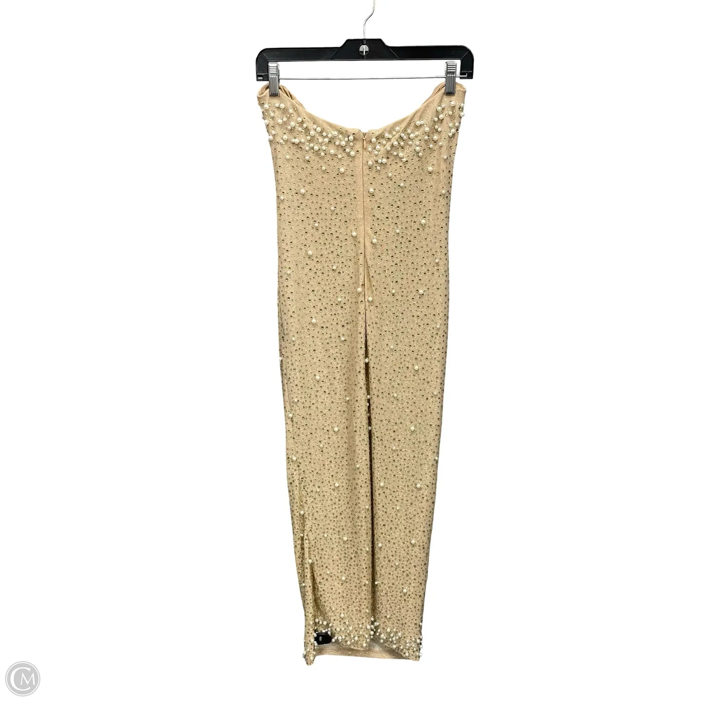 Dress Party Midi By Cmc In Gold, Size: L