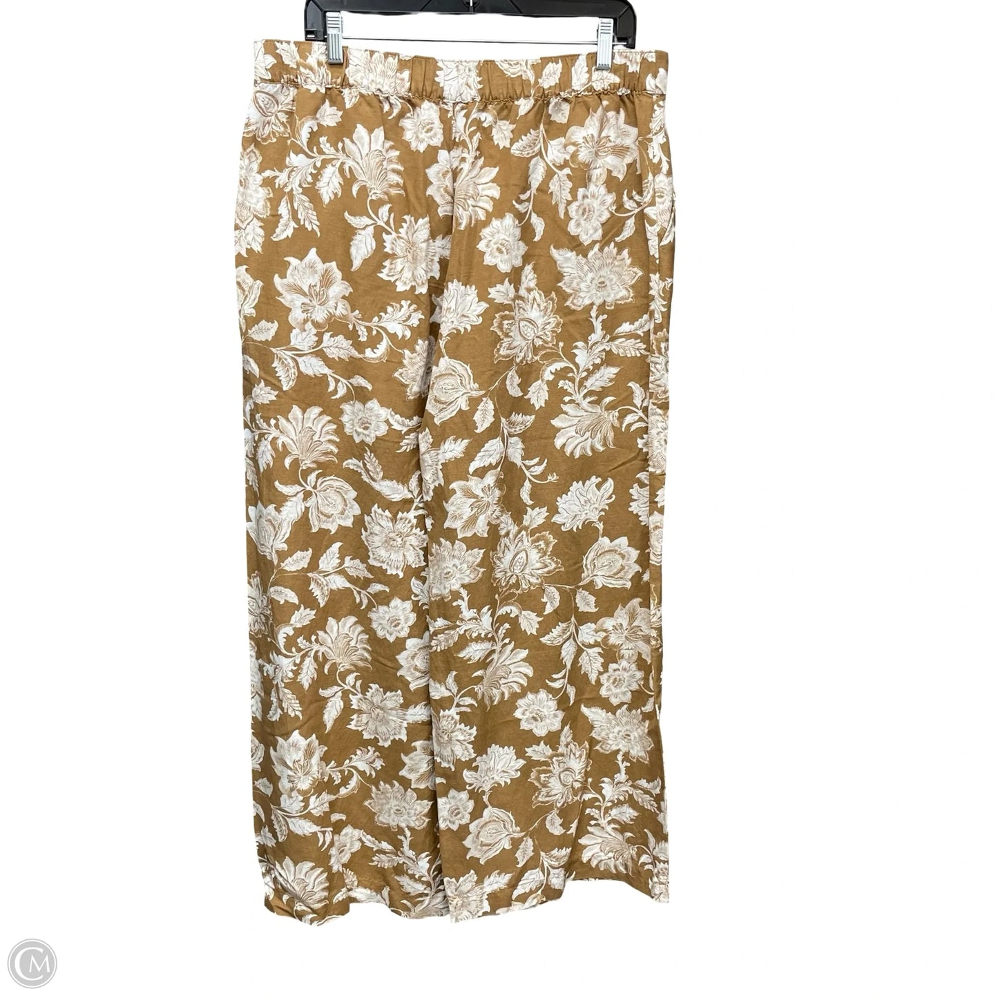 Pants Wide Leg By Loft In Floral Print, Size: L