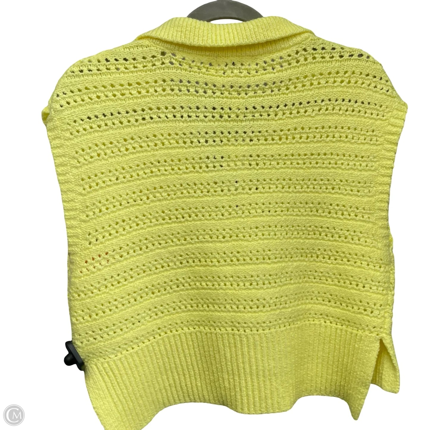 Vest Sweater By 525 In Yellow, Size: Xs