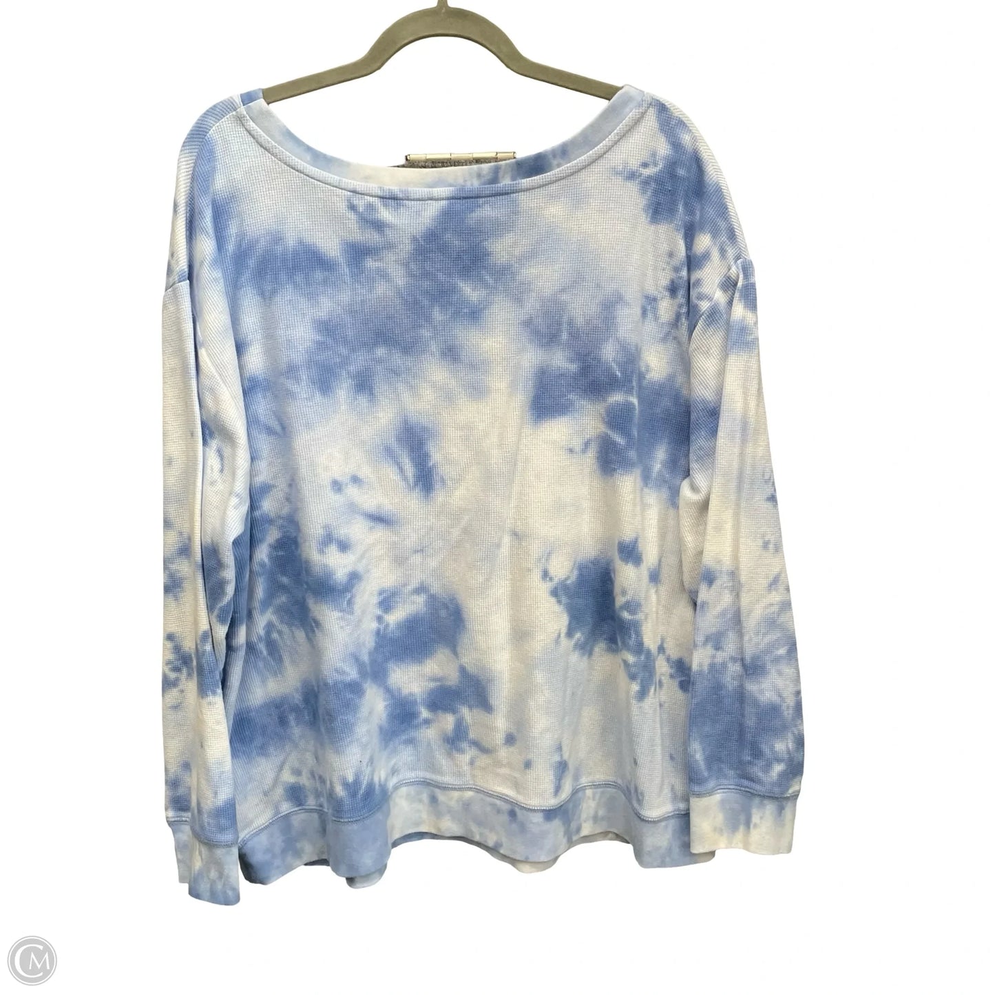 Sweatshirt Crewneck By Splendid In Blue & White, Size: Xxl