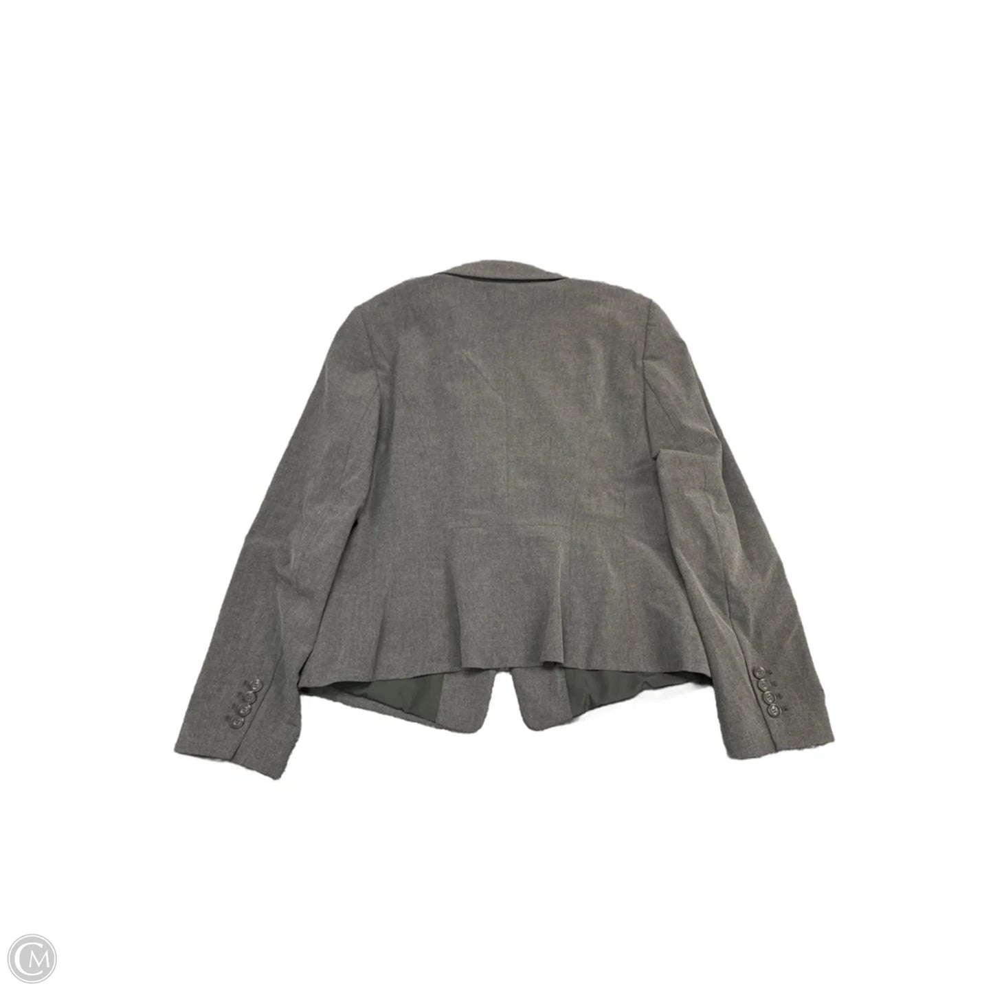 Blazer By Ann Taylor In Grey, Size: 12