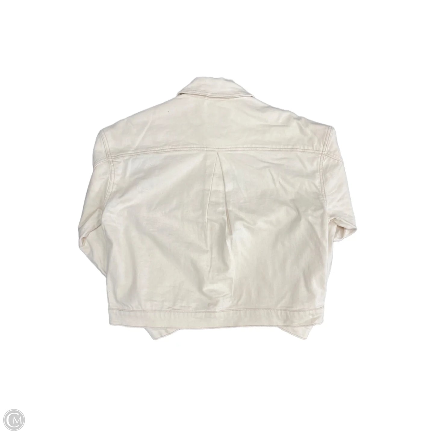 Jacket Denim By Jessica Simpson In Beige, Size: S