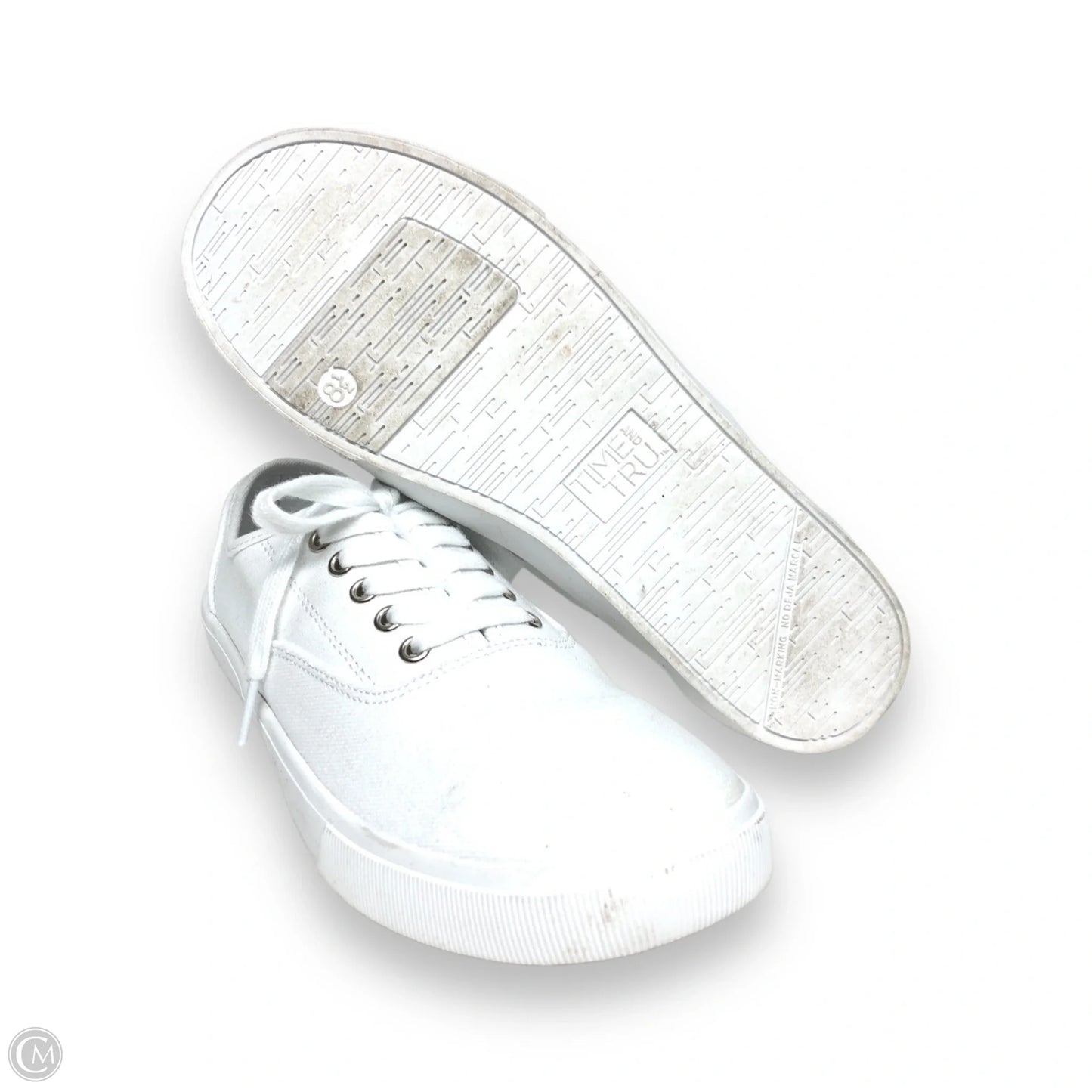 Shoes Sneakers By Time And Tru In White, Size: 8.5