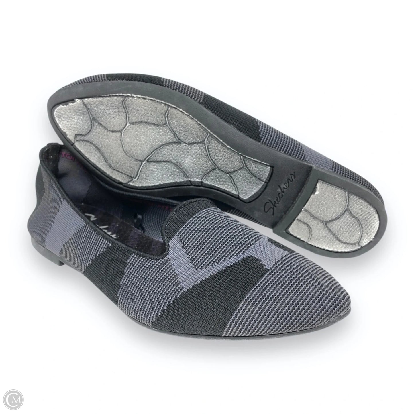 Shoes Flats By Skechers In Grey, Size: 7.5