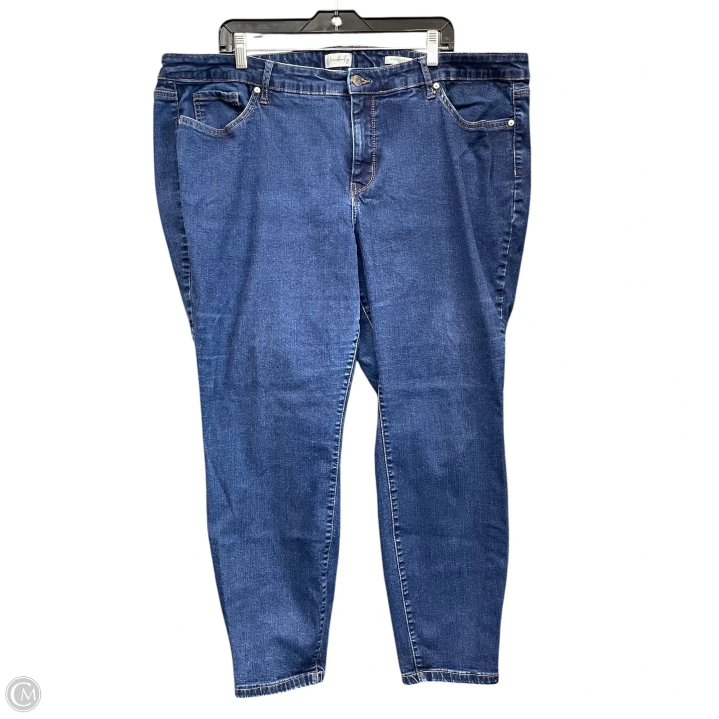 Jeans Skinny By Wonderly In Blue Denim, Size: 24