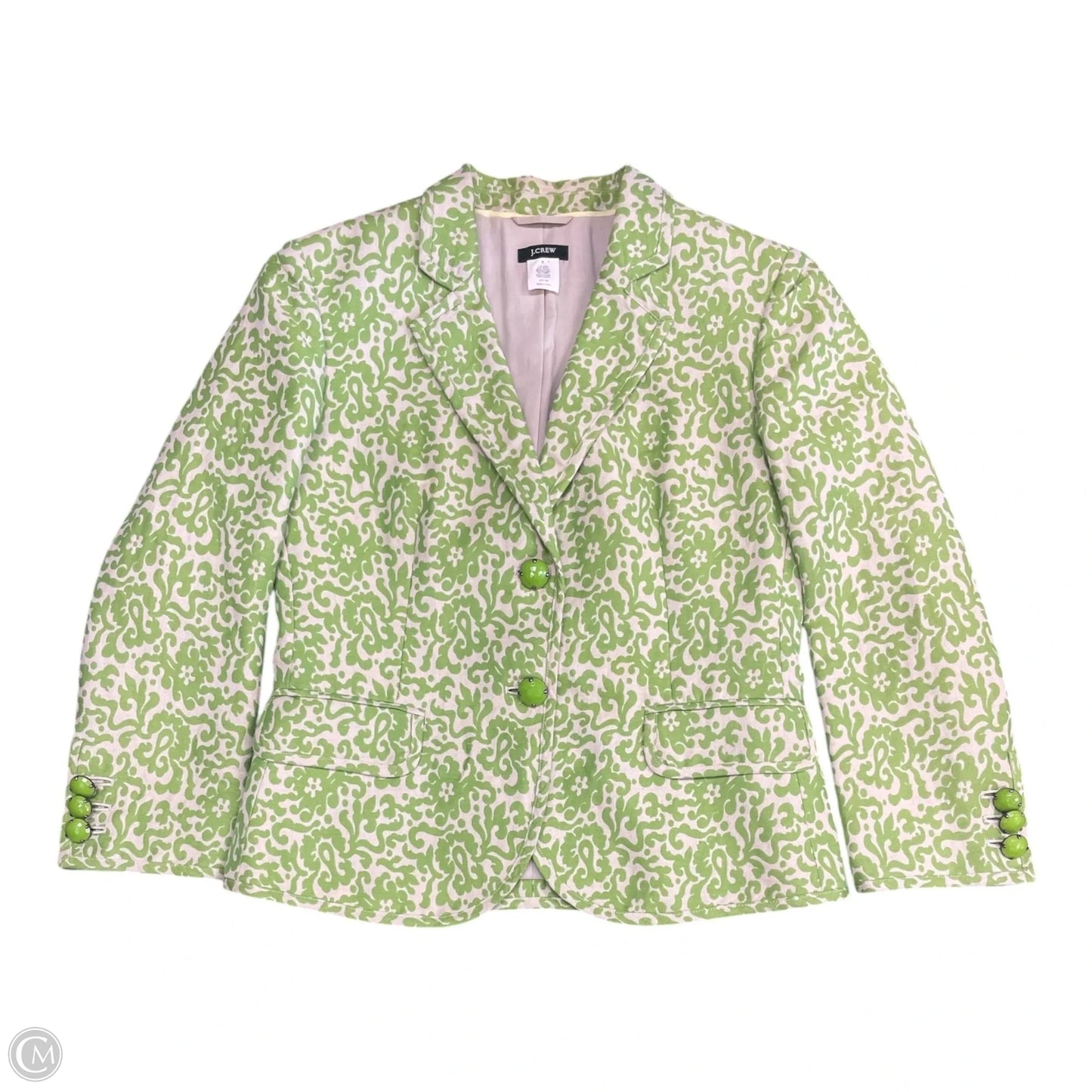 Blazer By J. Crew In Green, Size: 6