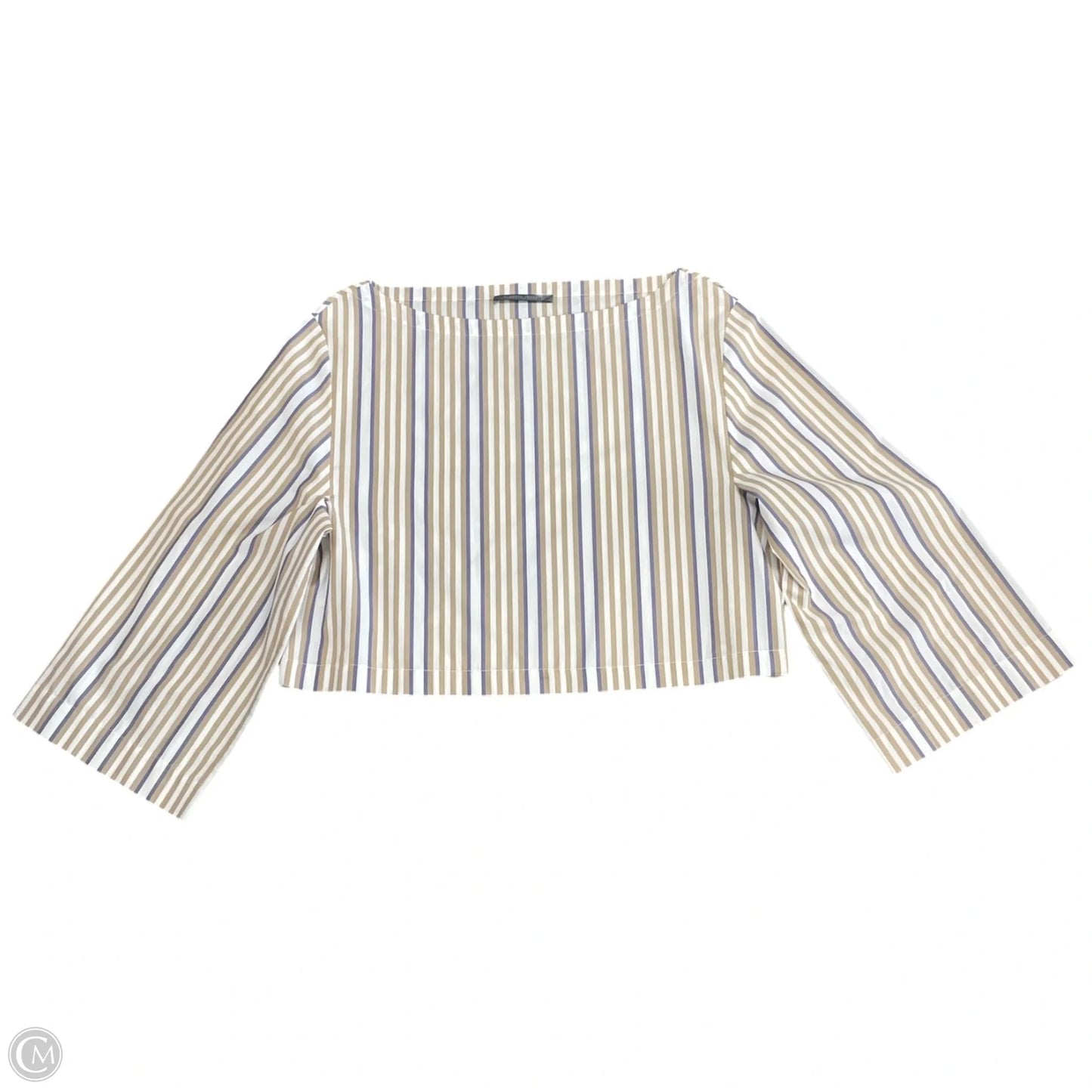 Top Long Sleeve By Cma In Striped Pattern, Size: 4