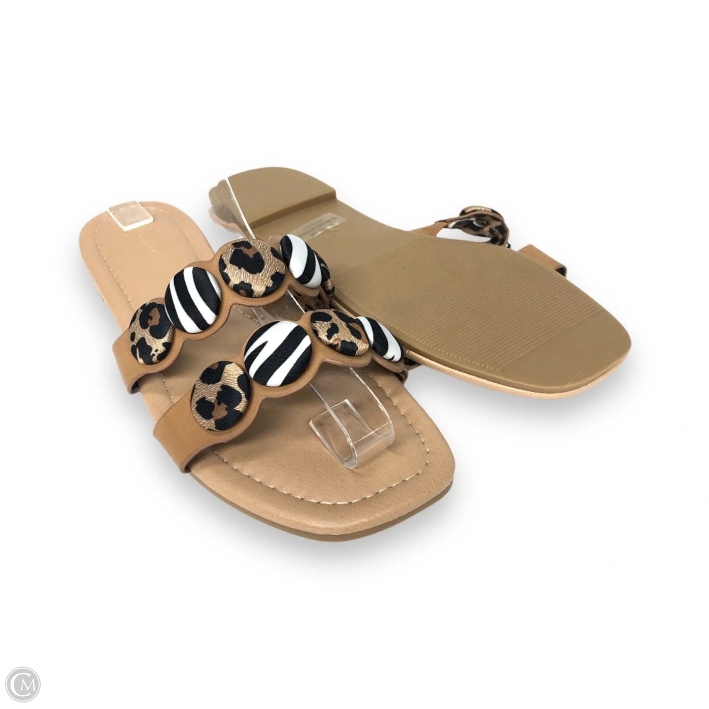 Sandals Flats By Cato In Brown, Size: 7