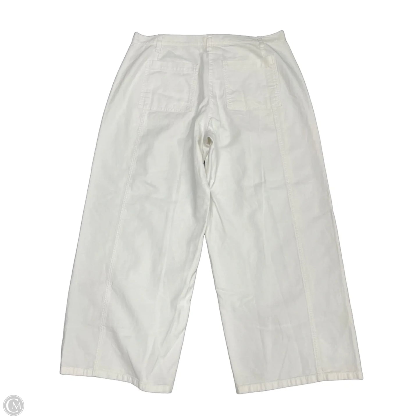 Pants Wide Leg By Eileen Fisher In White, Size: Lp