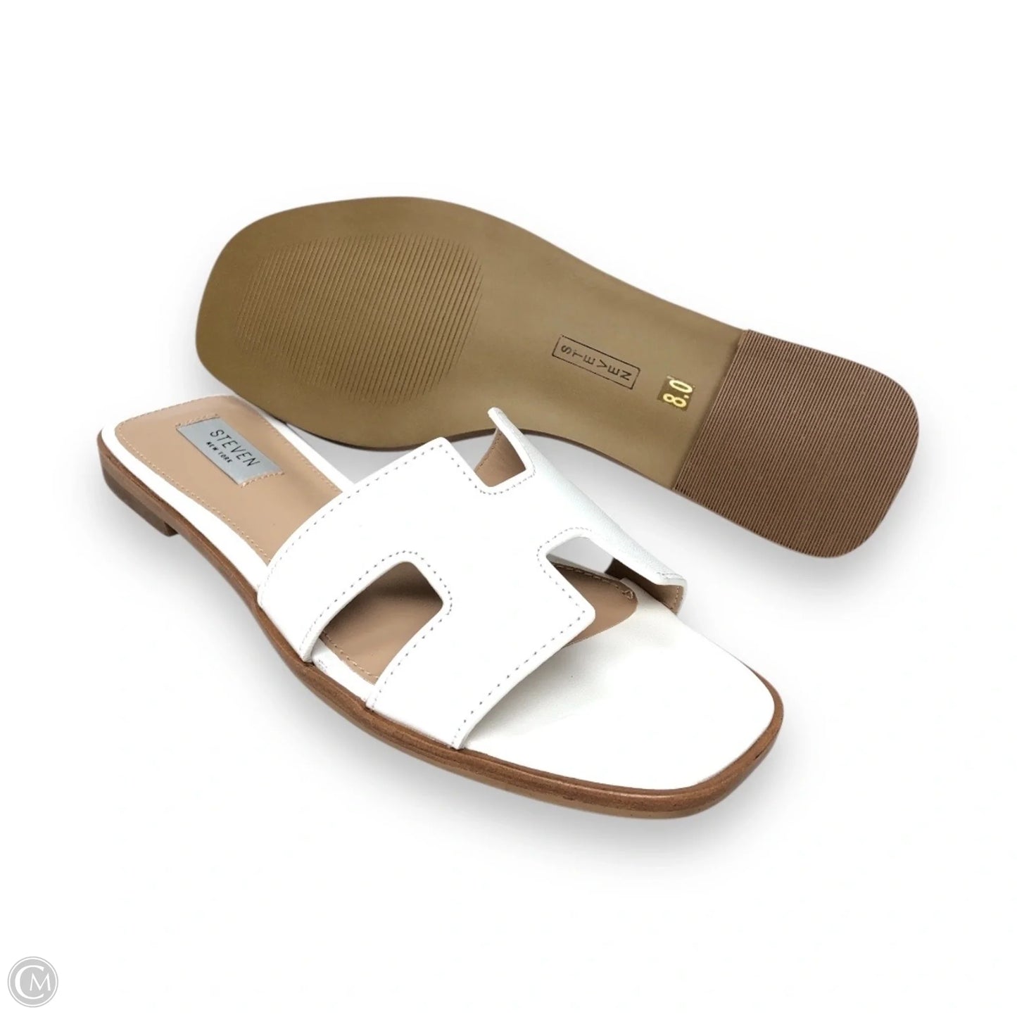 Sandals Flats By Steve Madden In White, Size: 8