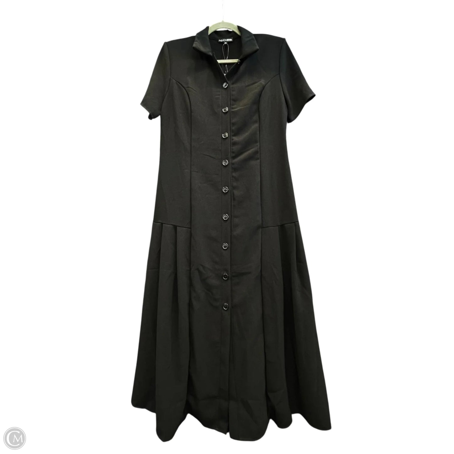Dress Casual Midi By Fashion Nova In Black, Size: M
