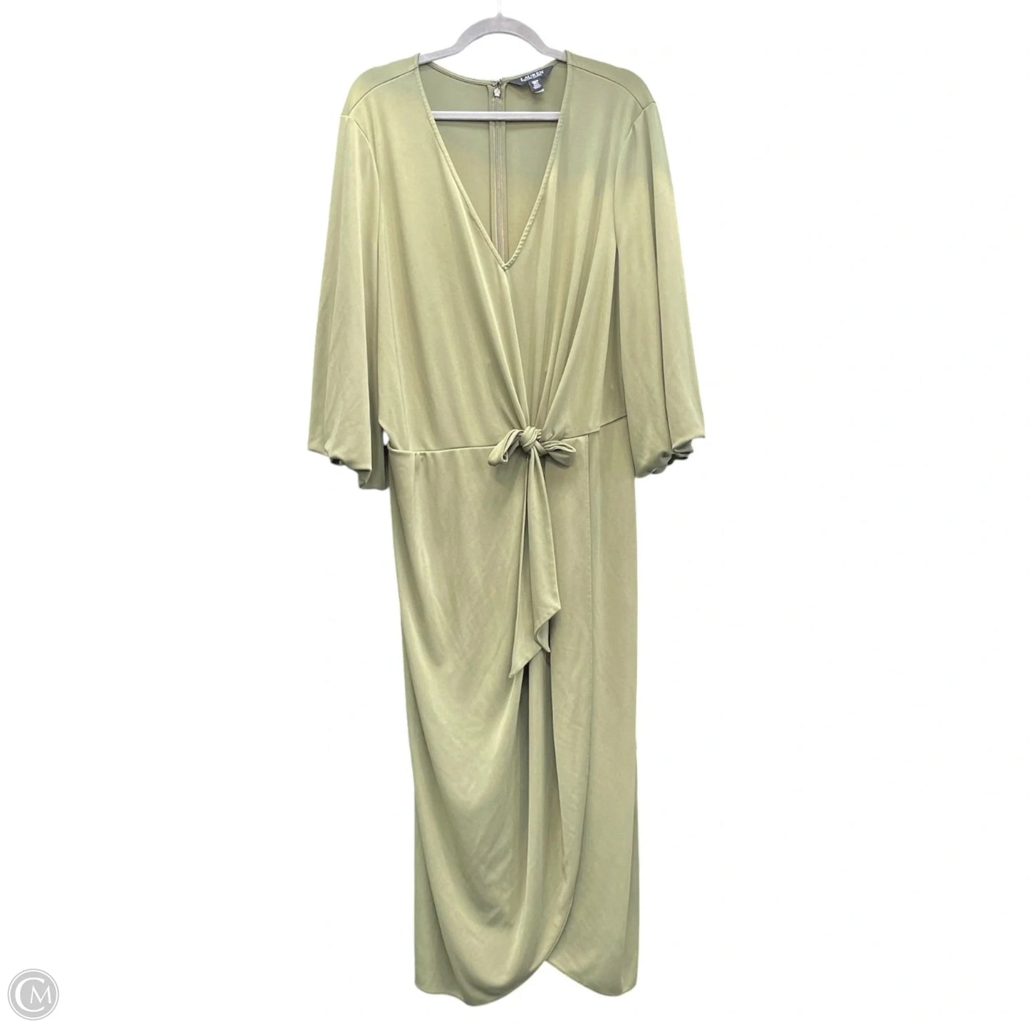Dress Casual Midi By Lauren By Ralph Lauren In Green, Size: 20