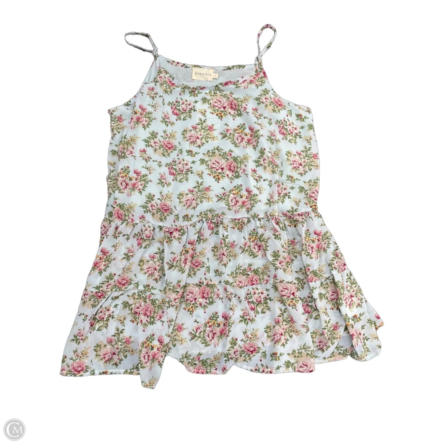 Tunic Sleeveless By Ninexis In Floral Print, Size: L