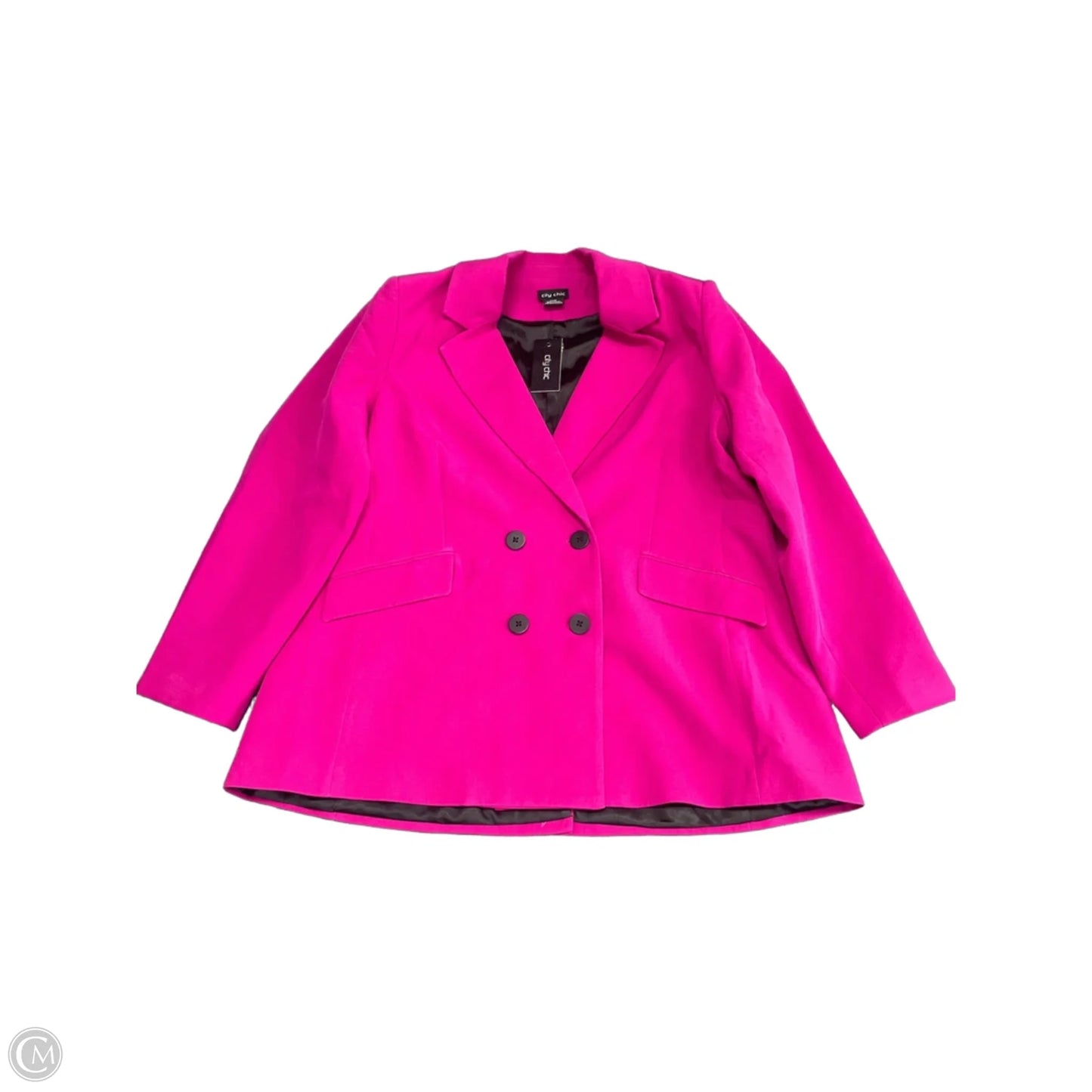 Blazer By City Chic In Pink, Size: 18