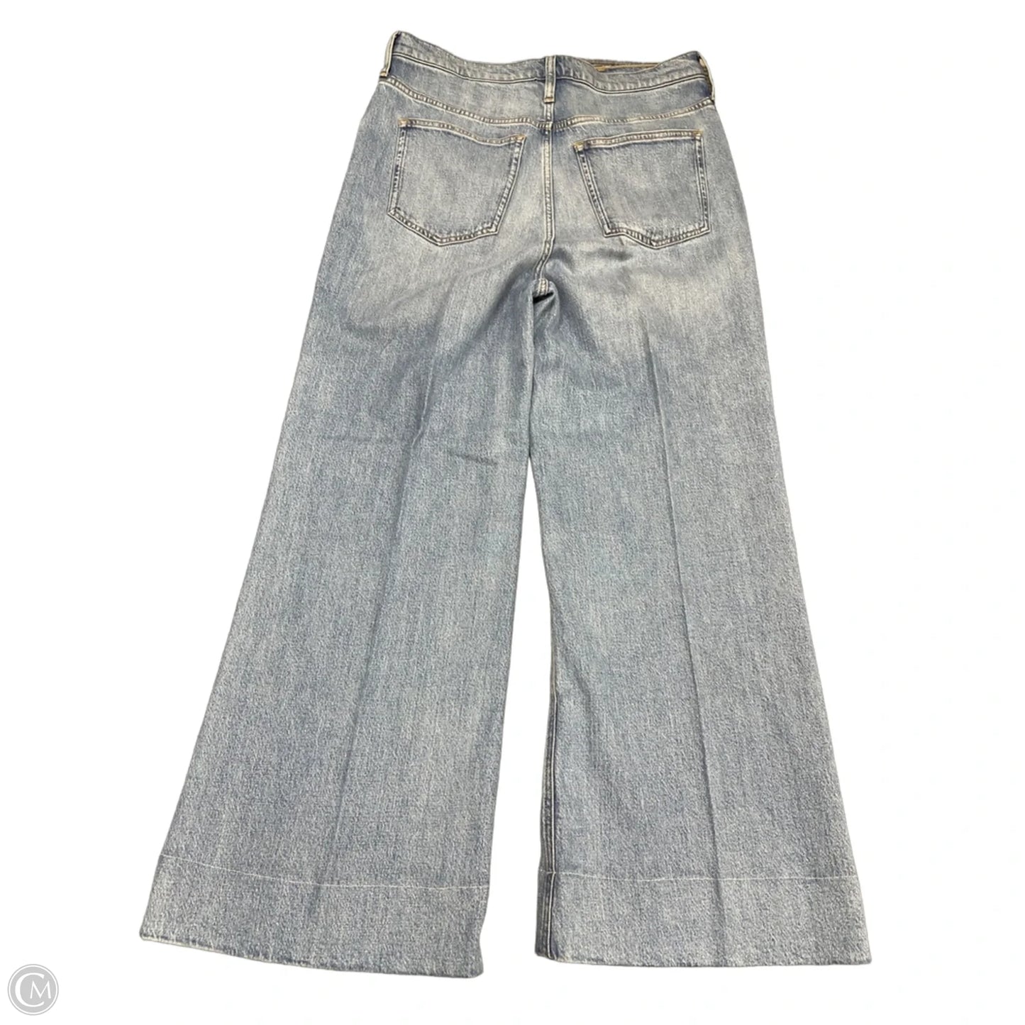 Jeans Wide Leg By J. Crew In Blue Denim, Size: 14