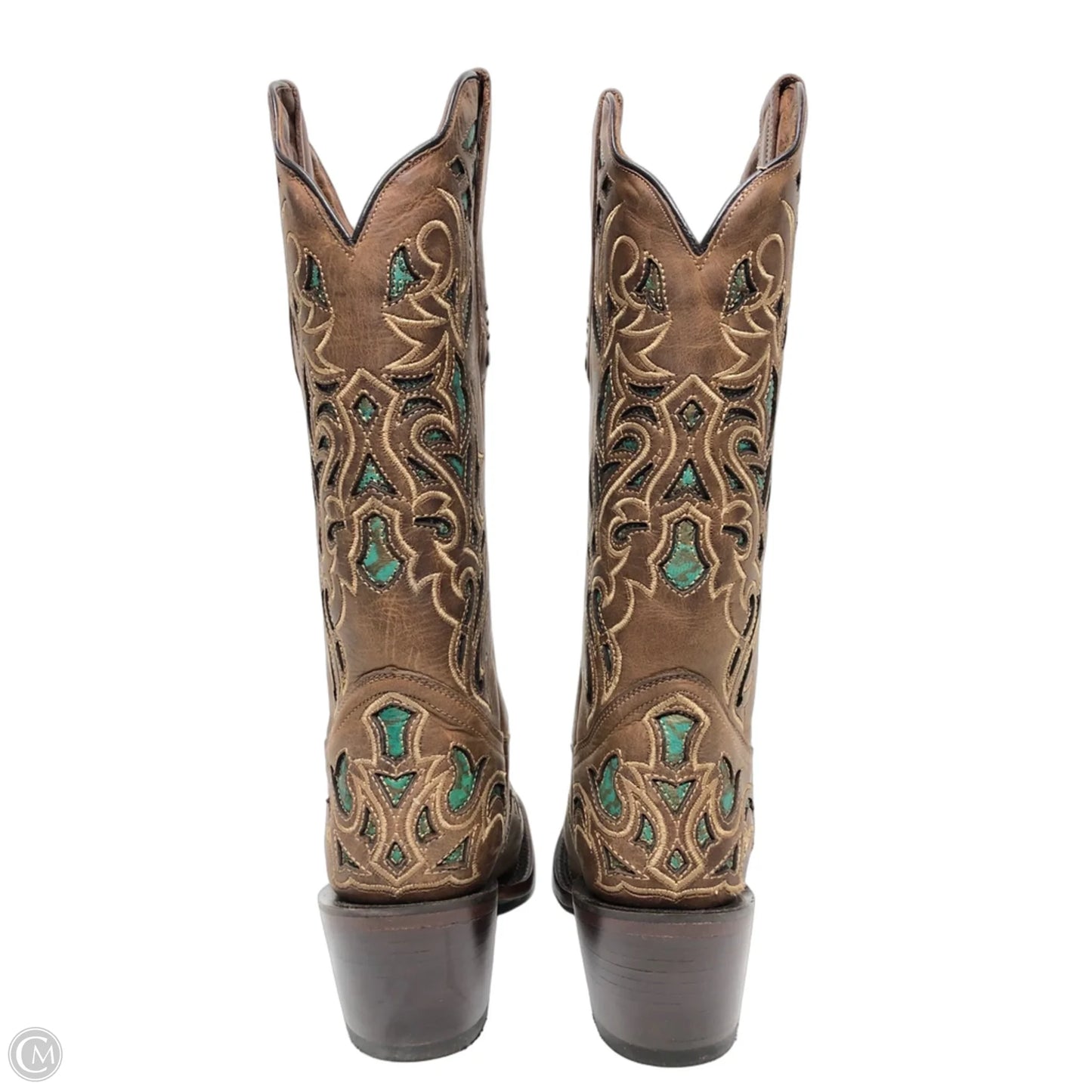 Boots Western By Cma In Brown & Green, Size: 6