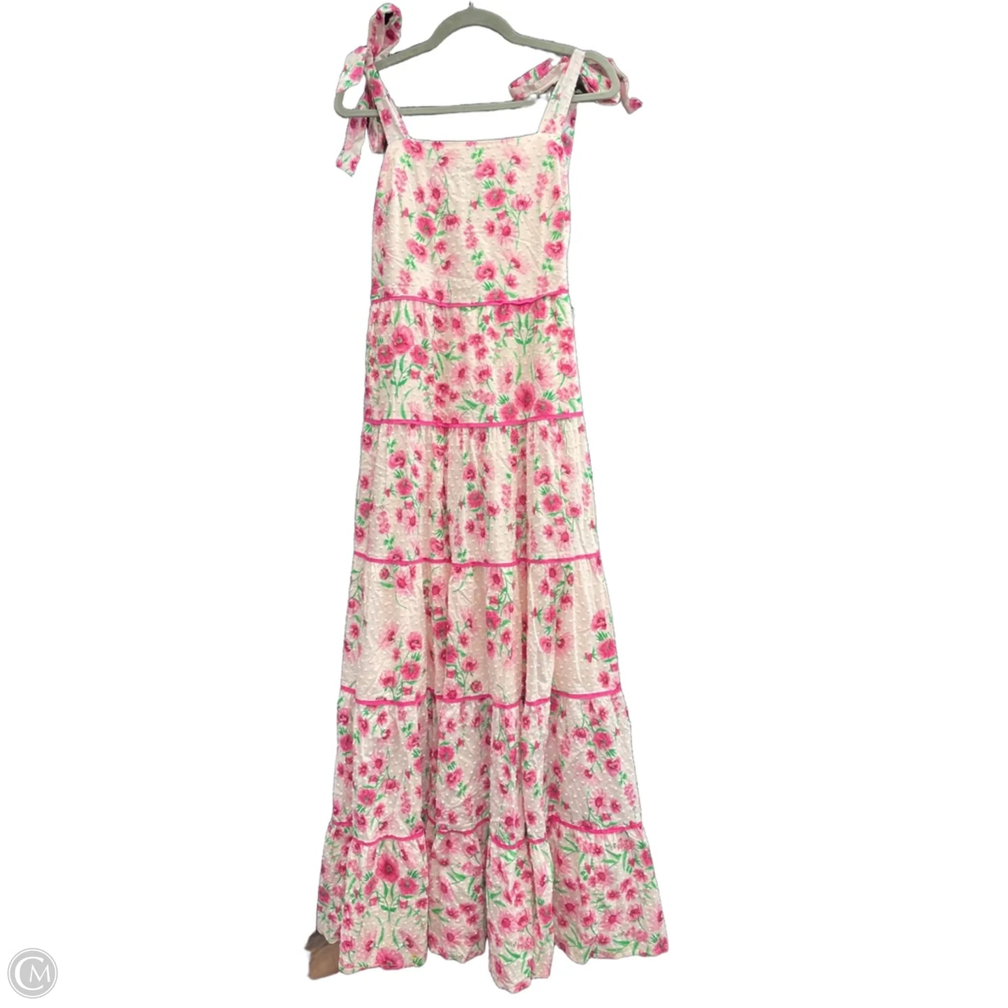 Dress Casual Maxi By Crown And Ivy In Green & Pink, Size: S