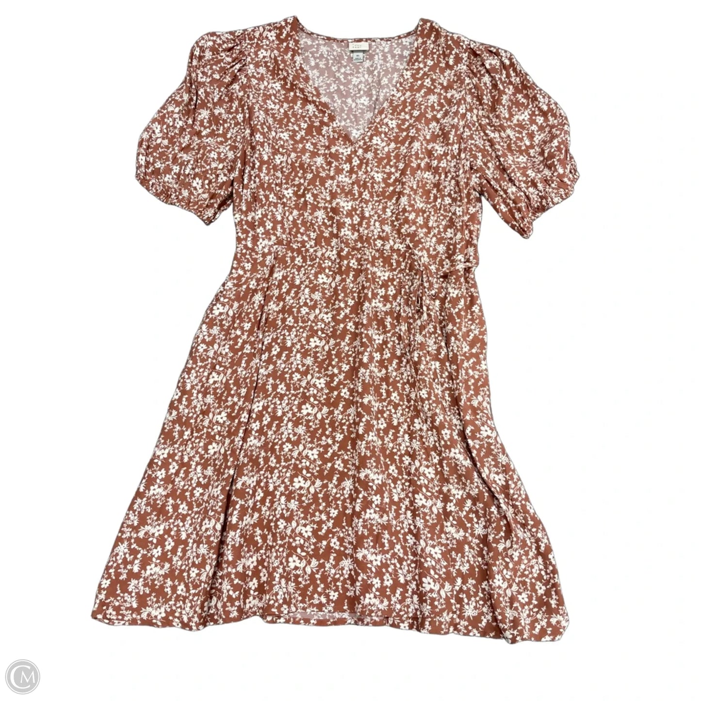 Dress Casual Short By A New Day In Orange & White, Size: Xl