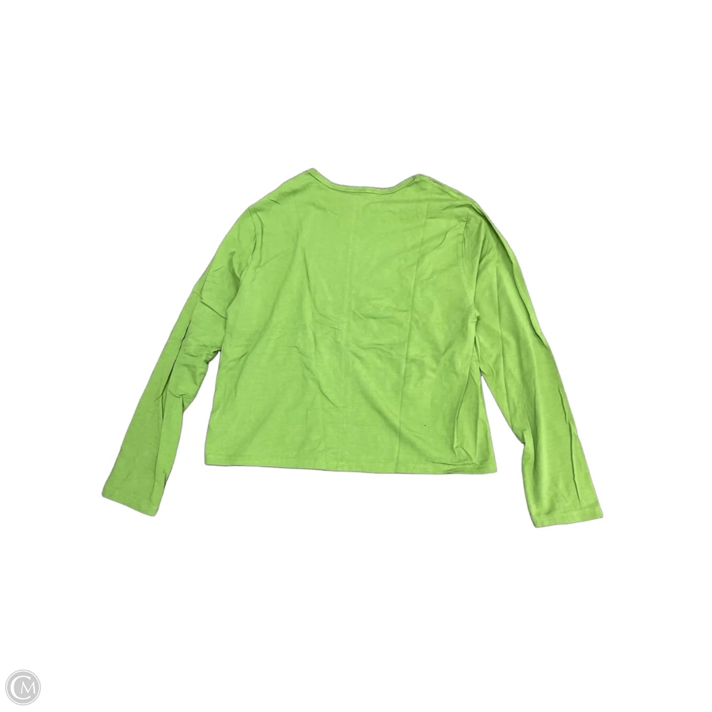 Athletic Top Long Sleeve Crewneck By Athleta In Green, Size: L