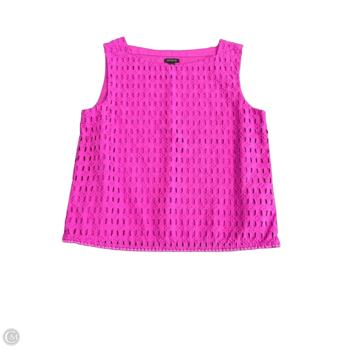 Top Sleeveless By Ann Taylor In Purple, Size: S