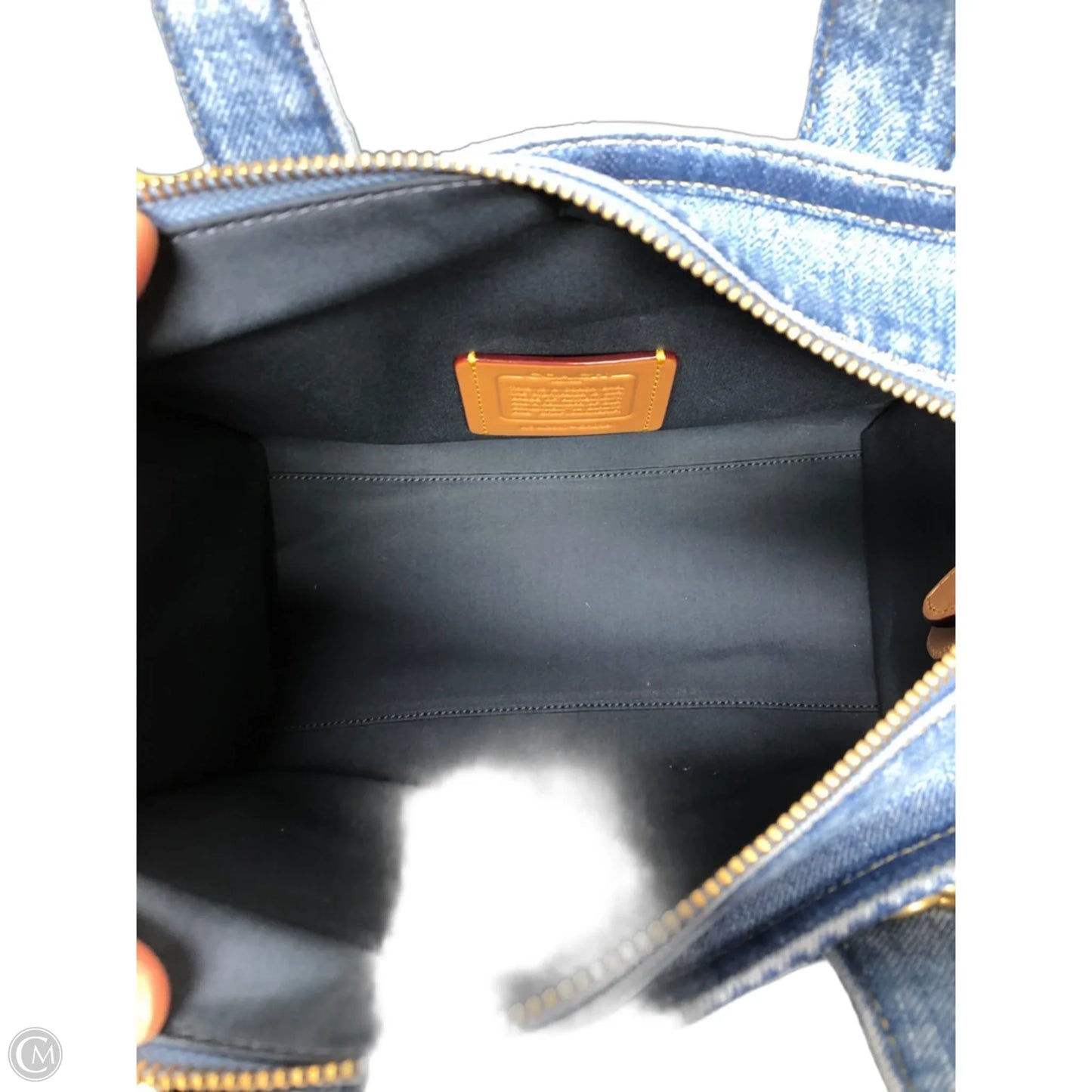Tote Designer By Coach, Size: Medium