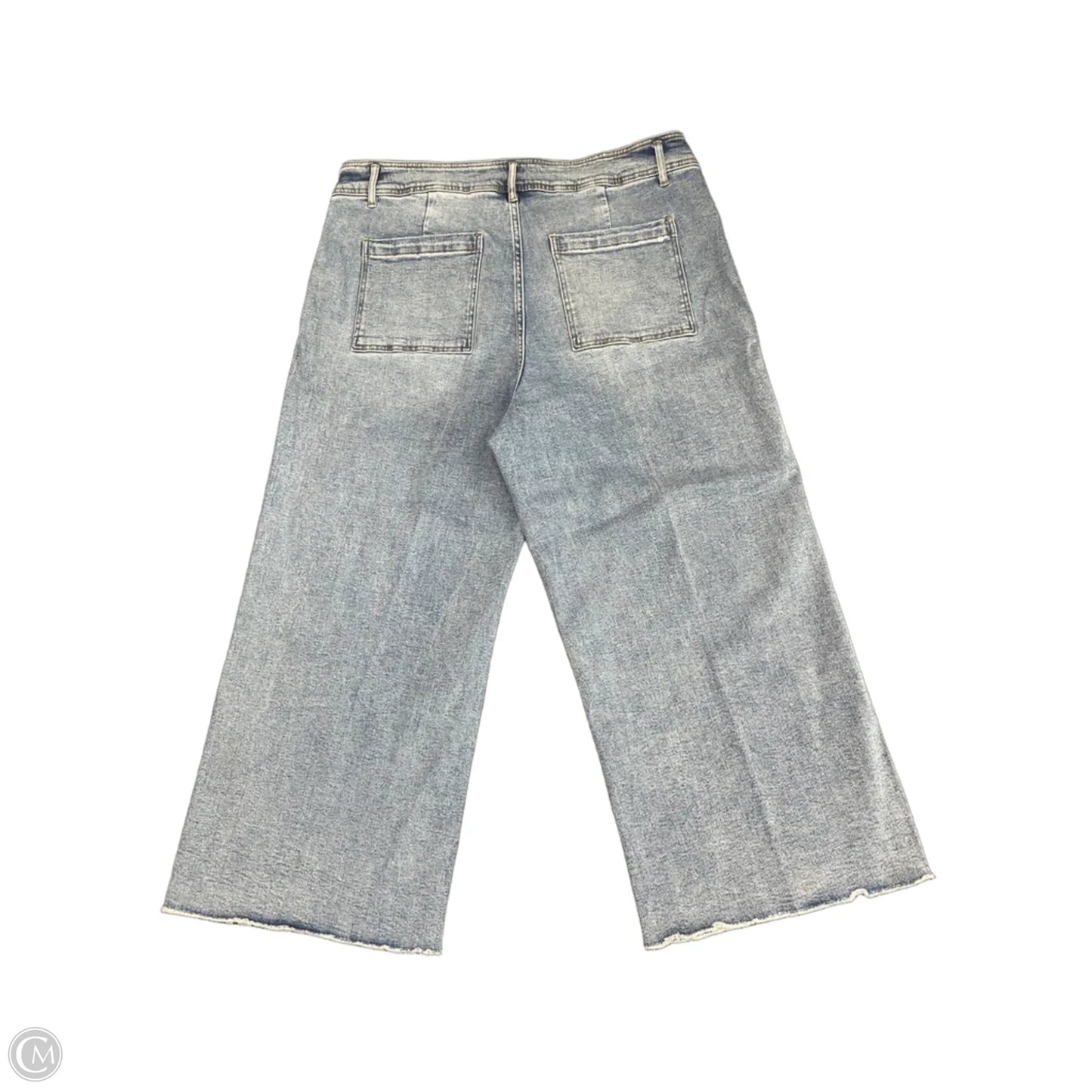 Jeans Wide Leg By Clothes Mentor In Blue Denim, Size: 18