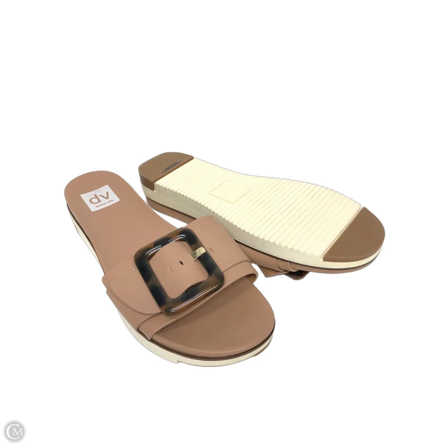 Sandals Heels Platform By Dolce Vita In Tan, Size: 9