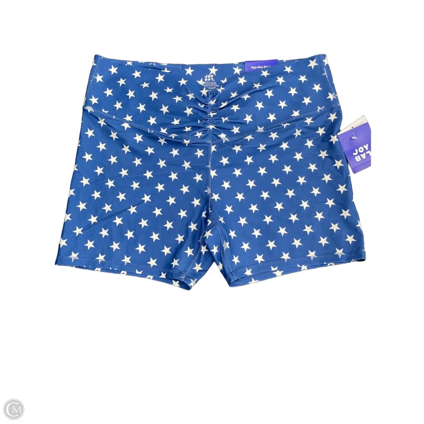 Athletic Shorts By Joy Lab In Blue & White, Size: Xxl
