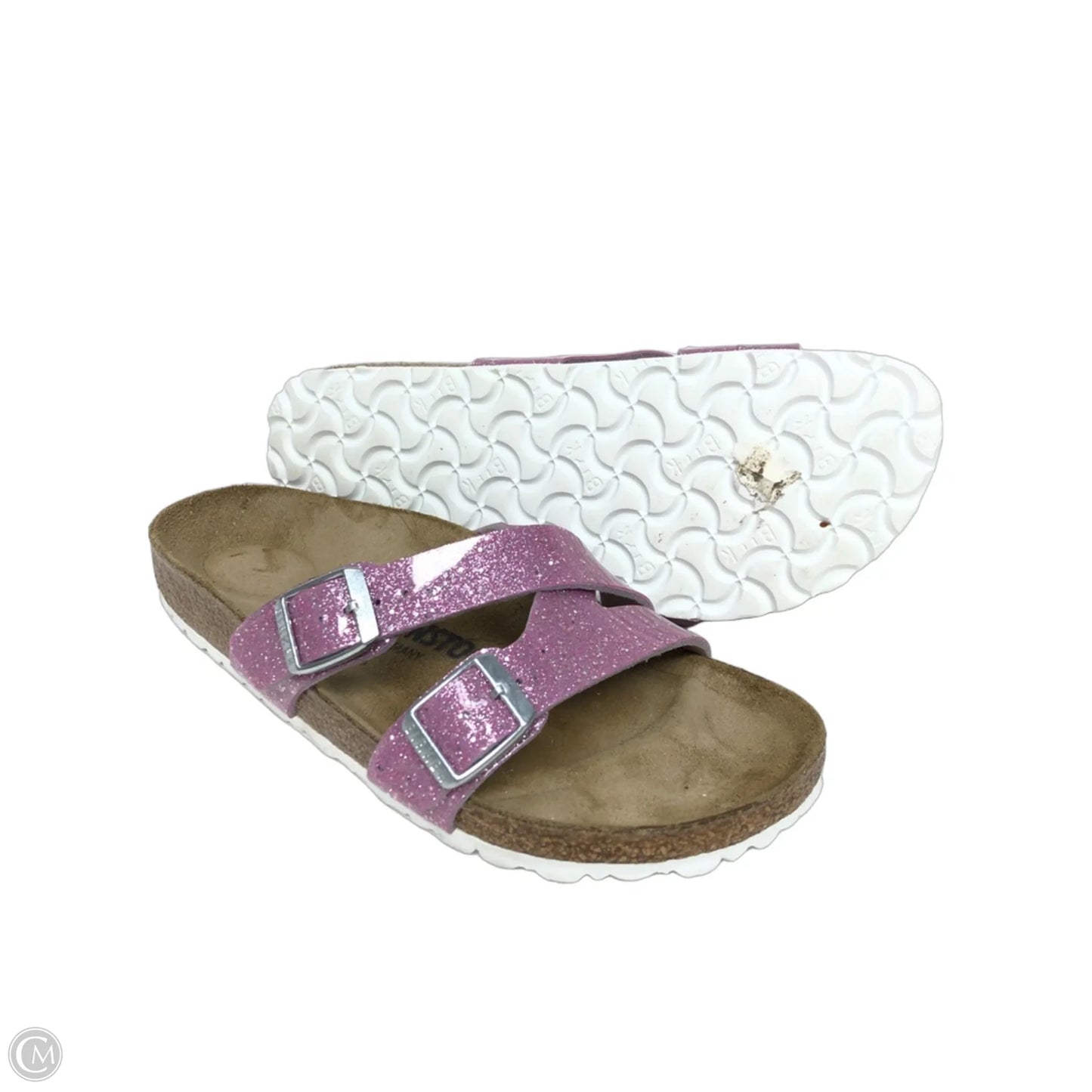 Sandals Flats By Birkenstock In Pink, Size: 6