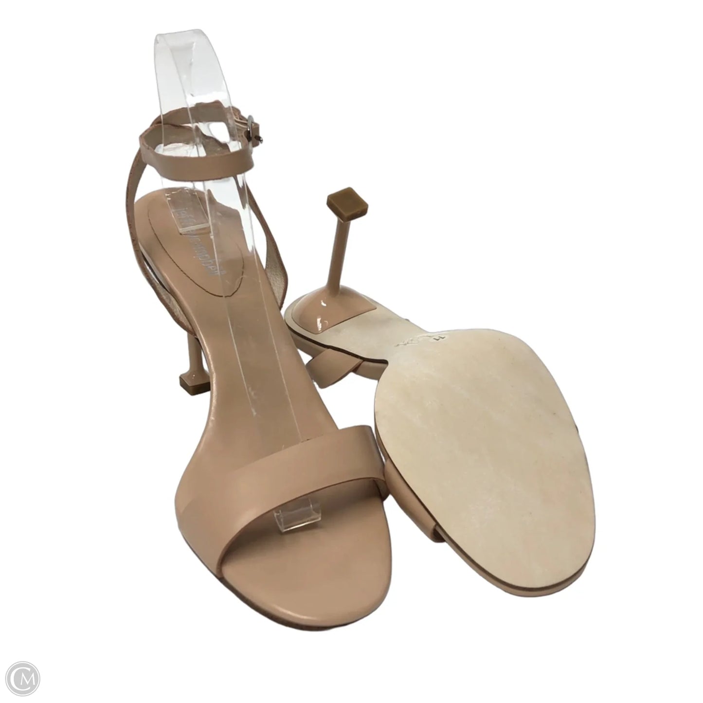 Sandals Heels Stiletto By Jeffrey Campbell In Tan, Size: 11
