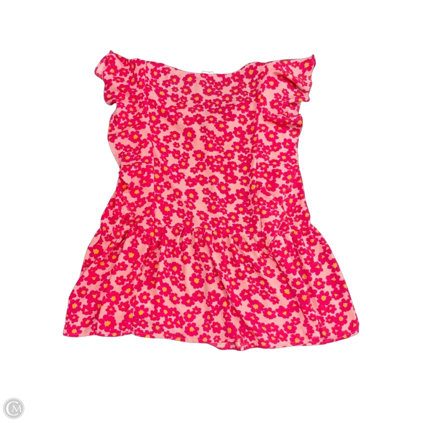 Top Short Sleeve By Emily Wonder In Animal Print, Size: 2x