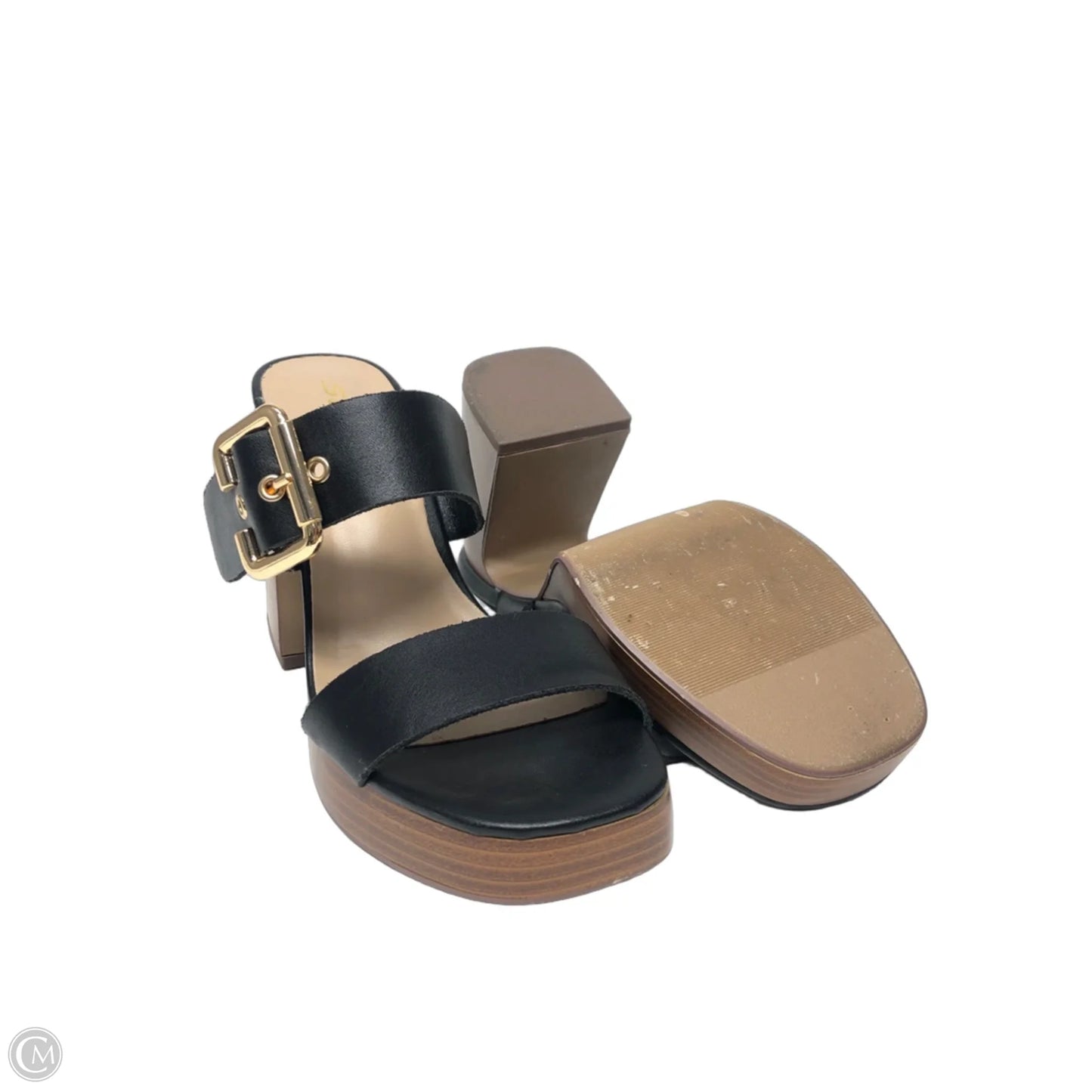 Shoes Heels Block By Soda In Black, Size: 6
