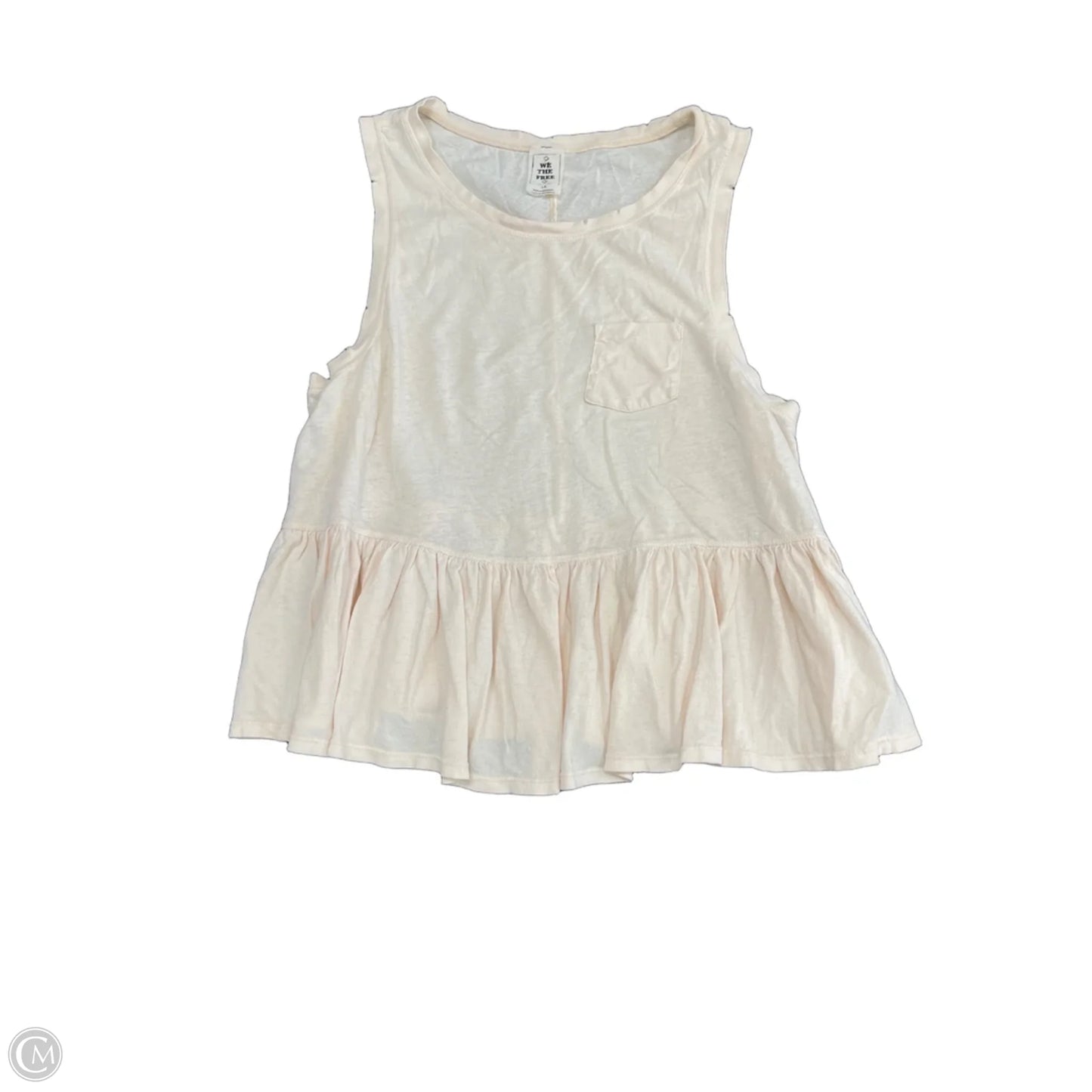 Top Sleeveless By We The Free In Beige, Size: L