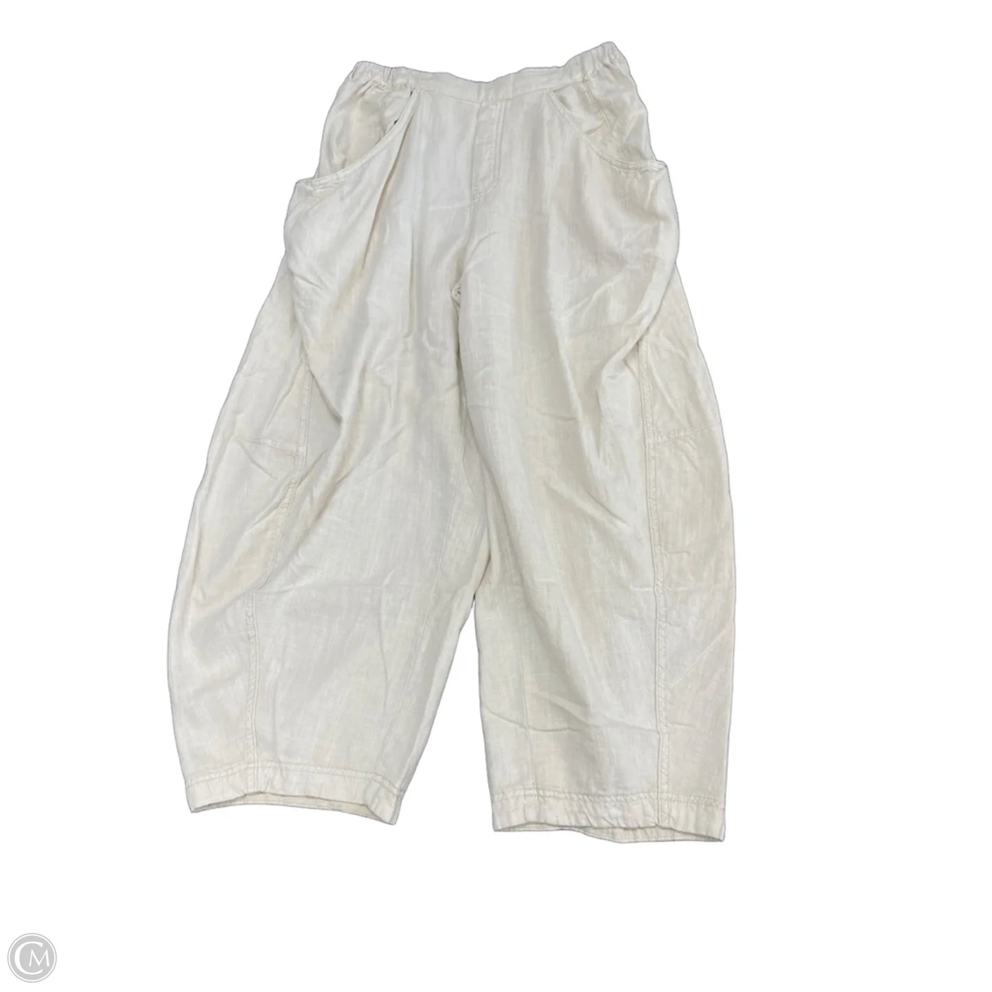 Pants Wide Leg By Free People In Beige, Size: L