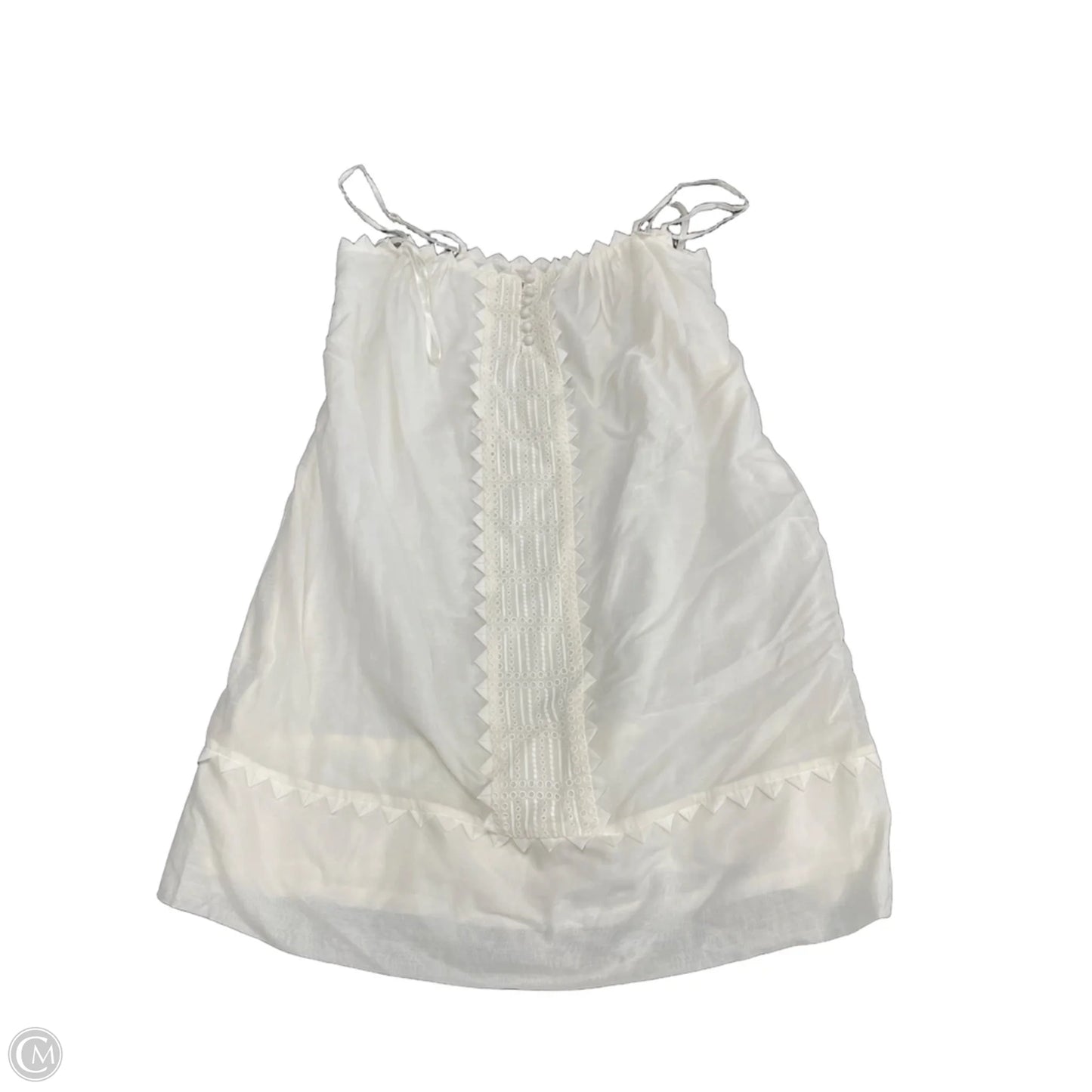 Dress Casual Short By Bcbgmaxazria In White, Size: L