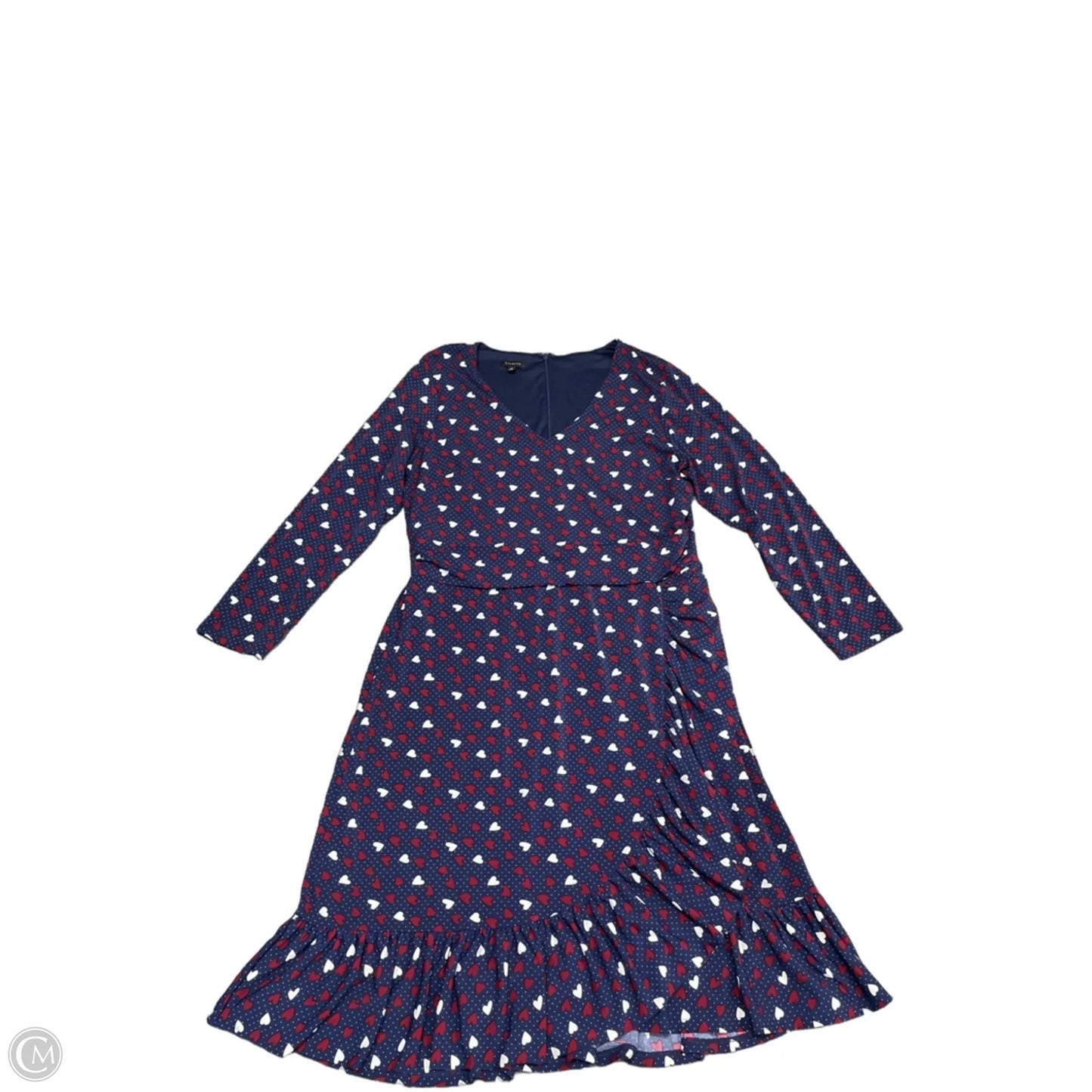 Dress Casual Short By Talbots In Blue & Red & White, Size: 14