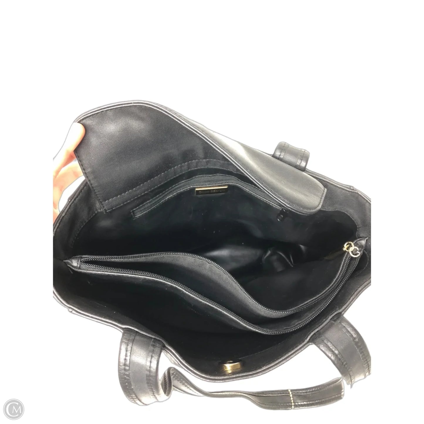 Handbag Leather By Giani Bernini, Size: Medium