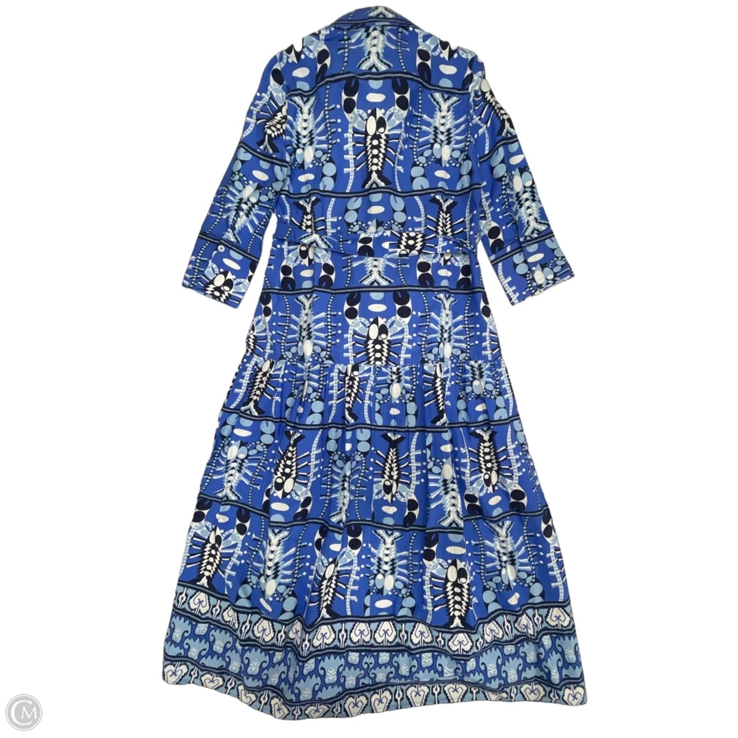 Dress Casual Maxi By Jude Connally In Blue & White, Size: Xs