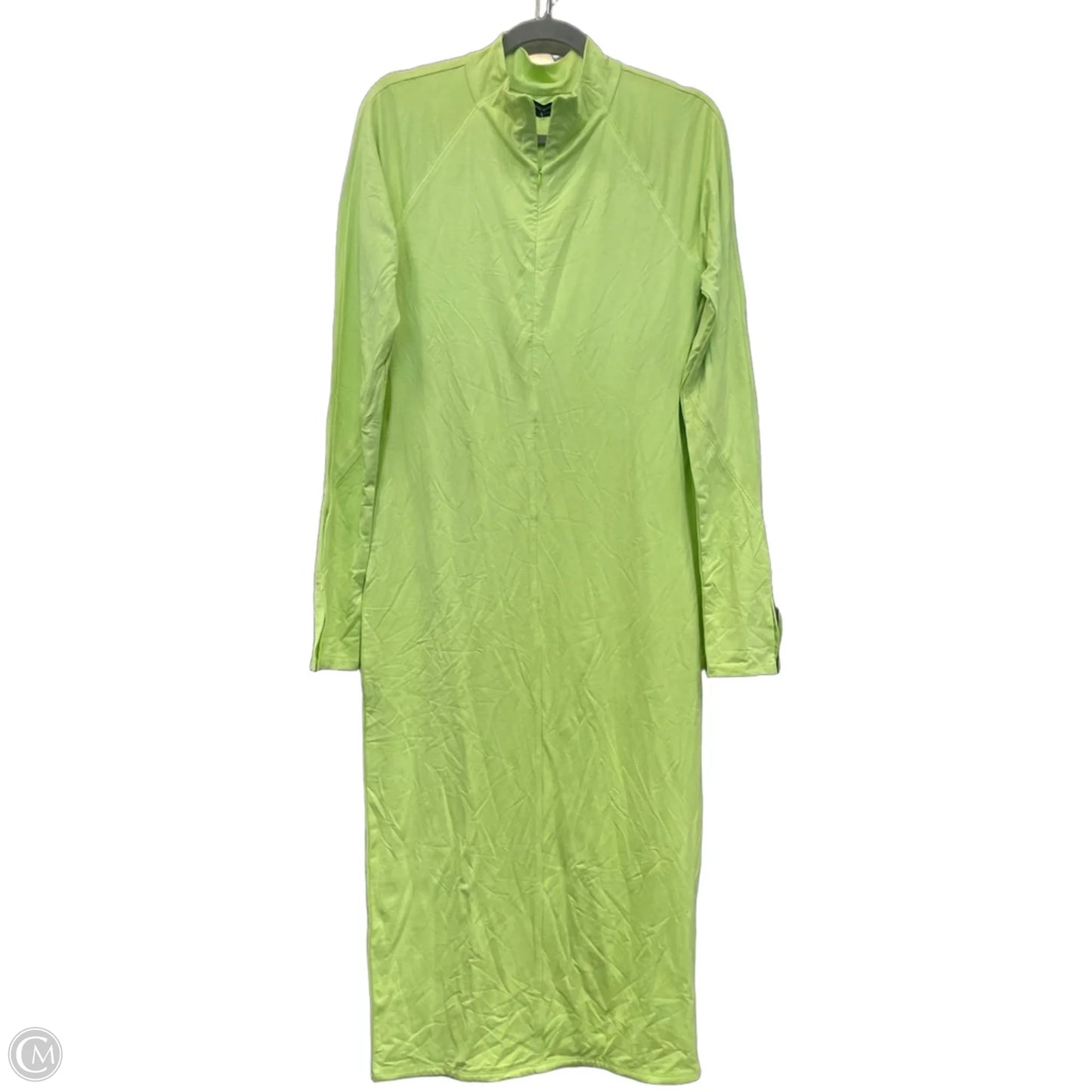 Dress Casual Midi By Nakedwardrobe In Green, Size: Xl