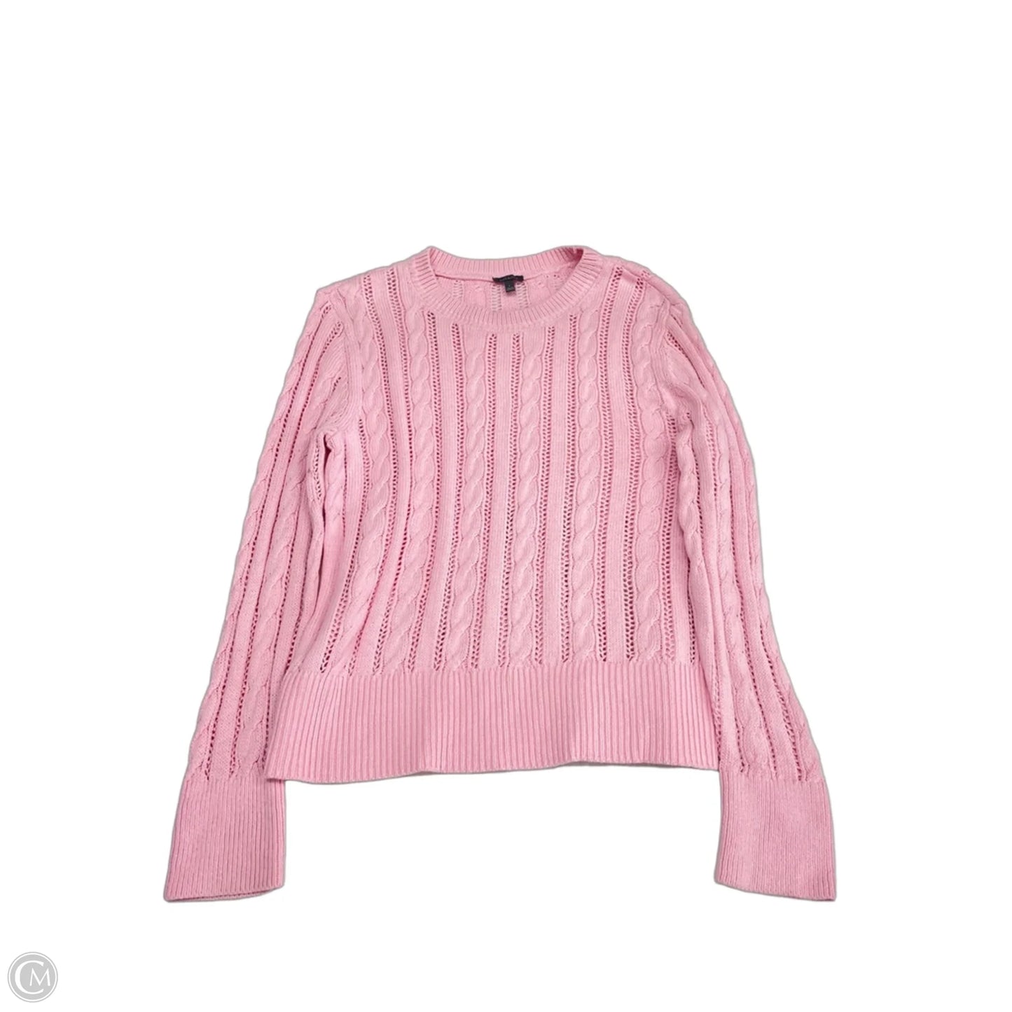 Sweater By Talbots In Pink, Size: L