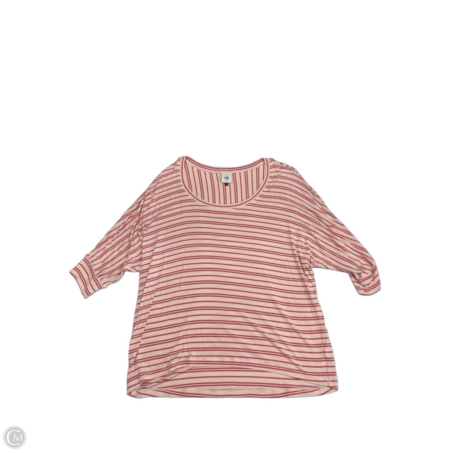 Top Short Sleeve By Cabi In Pink, Size: M