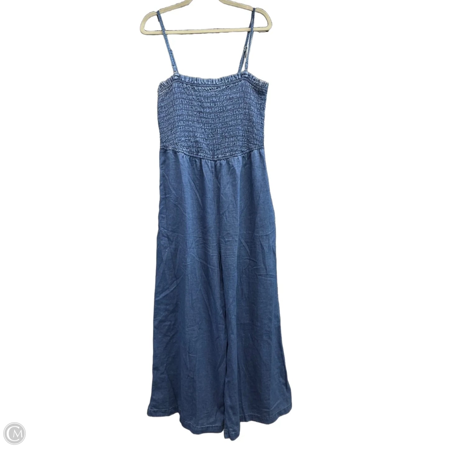 Jumpsuit By Pilcro In Blue Denim, Size: L