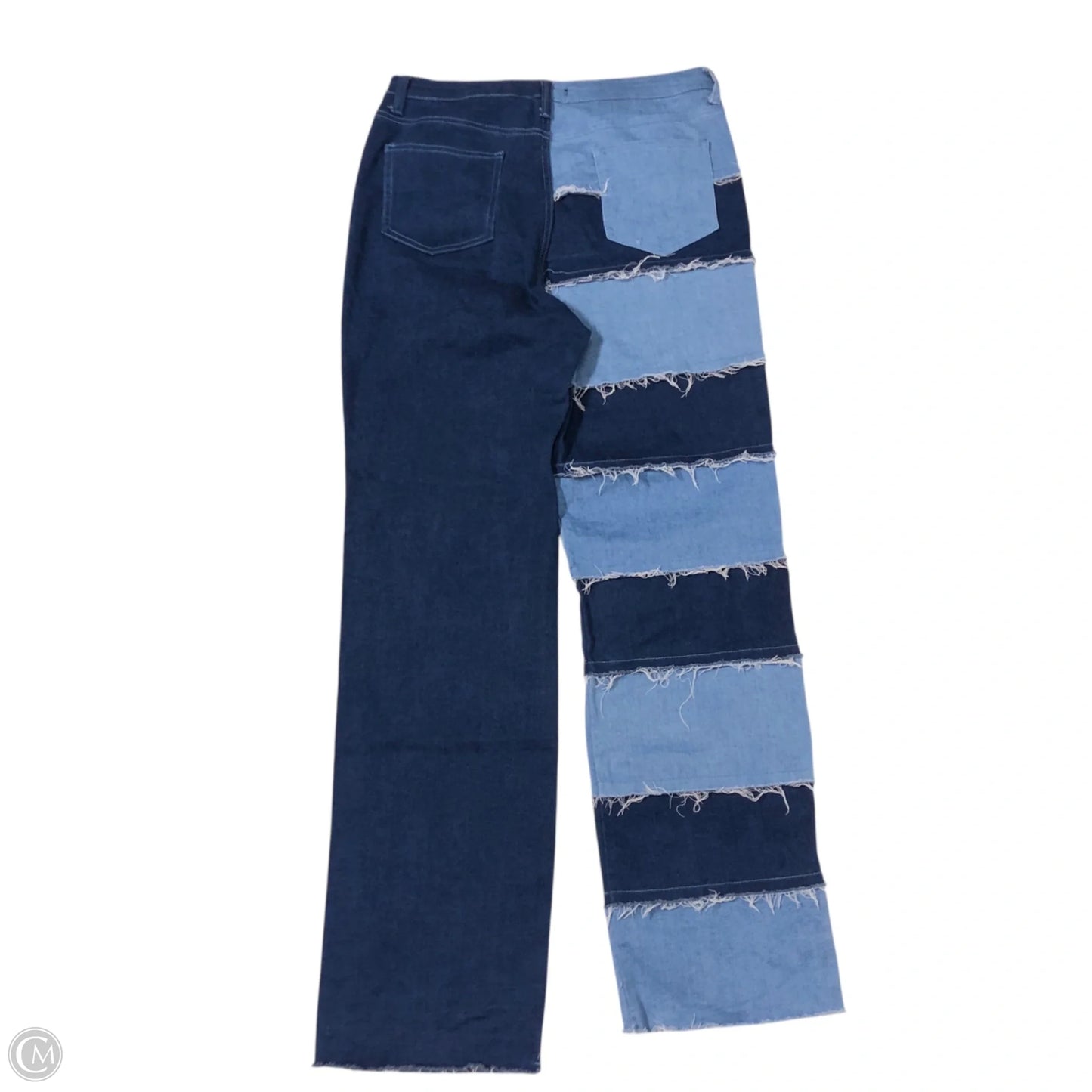 Jeans Straight By Fashion Nova In Blue Denim, Size: 10