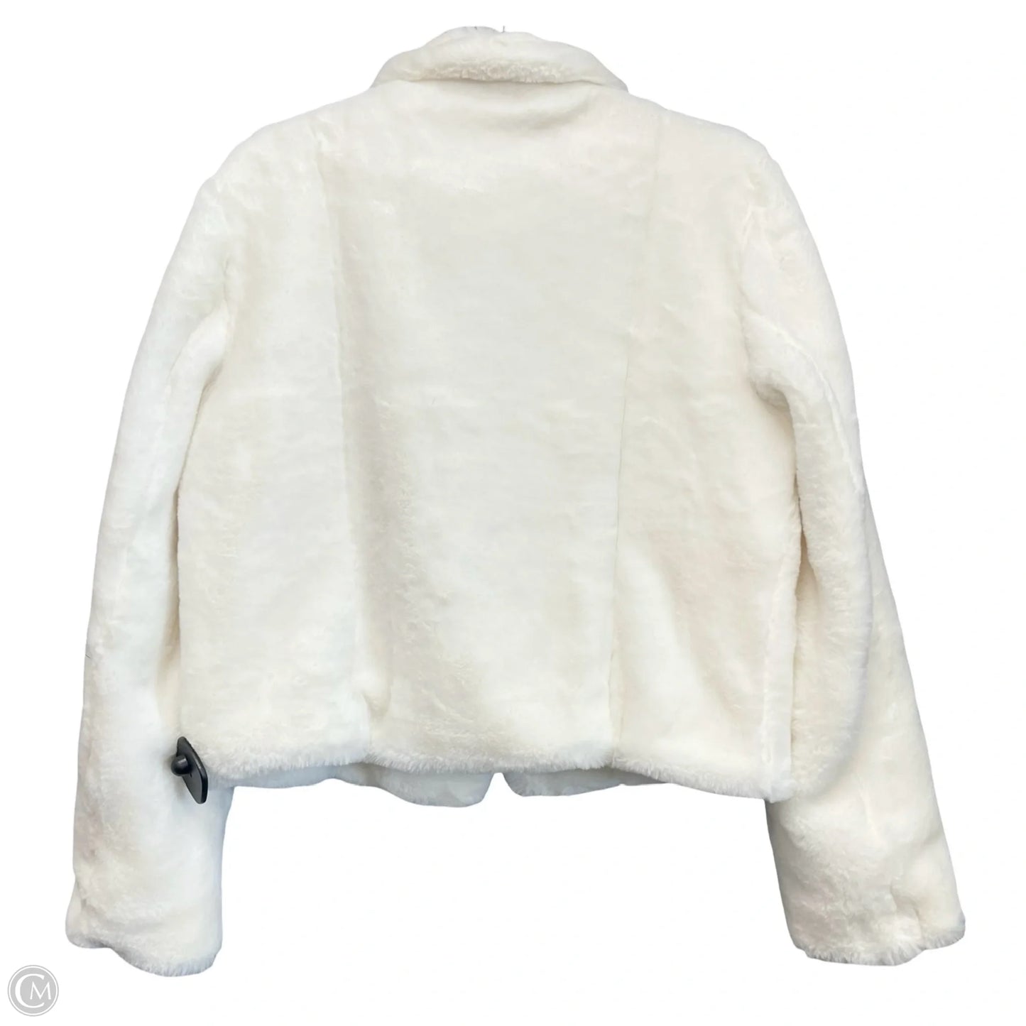 Coat Faux Fur & Sherpa By Olivaceous In White, Size: S